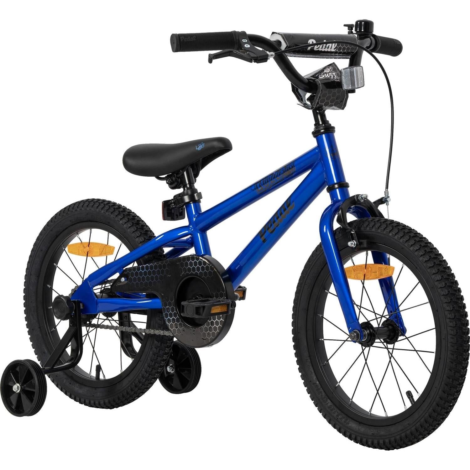 Pedal Buzz 16'' Steel Kids Bike Blue/Black