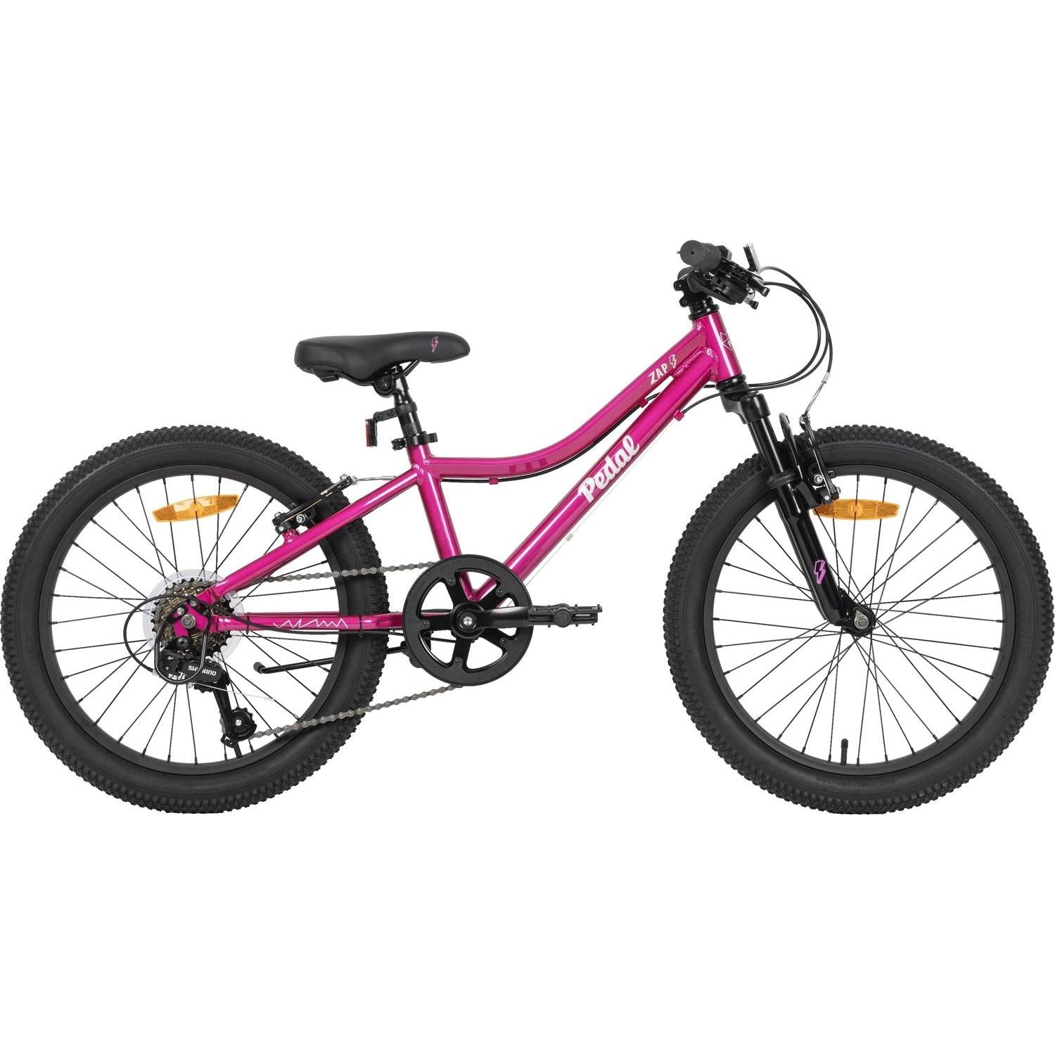 pink pedal bike Pedal Zap 20'' Kids Bike Pink/White – 99 Bikes