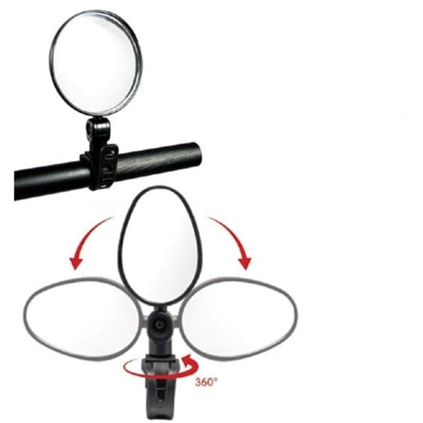 Coloury Mirror with QR Strap 3 Inch Round