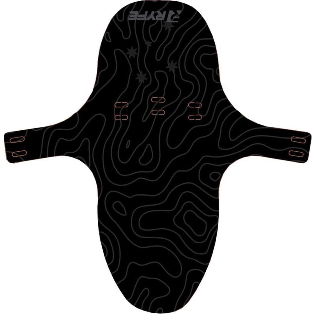 Ryfe Contour Mud Guard Large Black 310x305mm