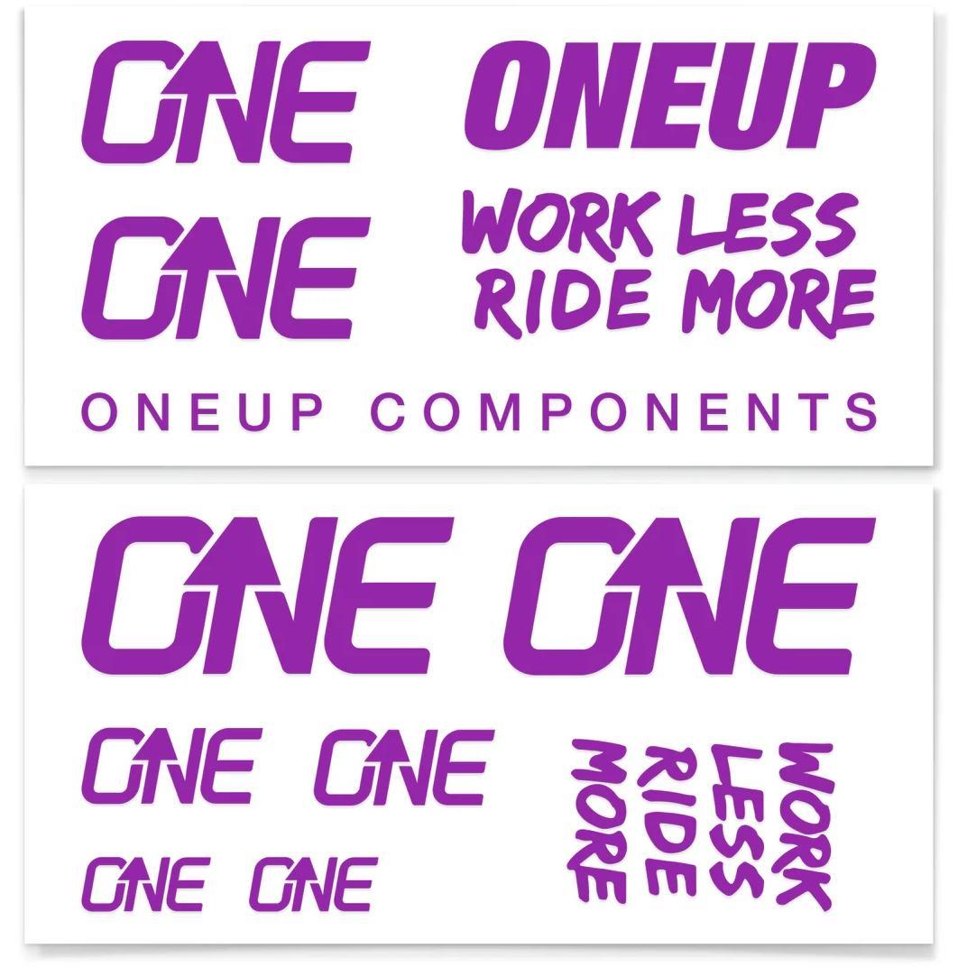 OneUp Handlebar Decal Kit Purple