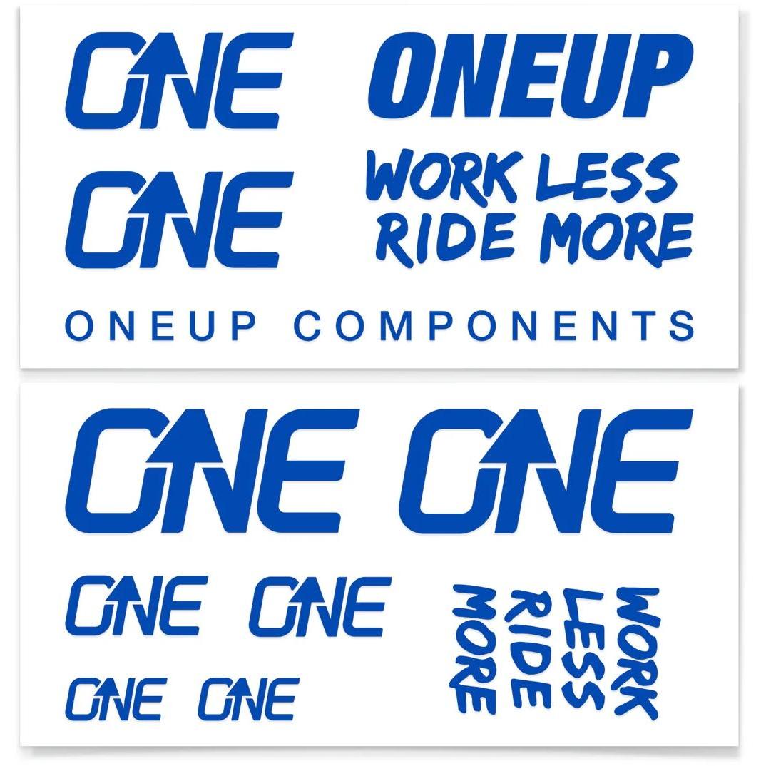 OneUp Handlebar Decal Kit Blue