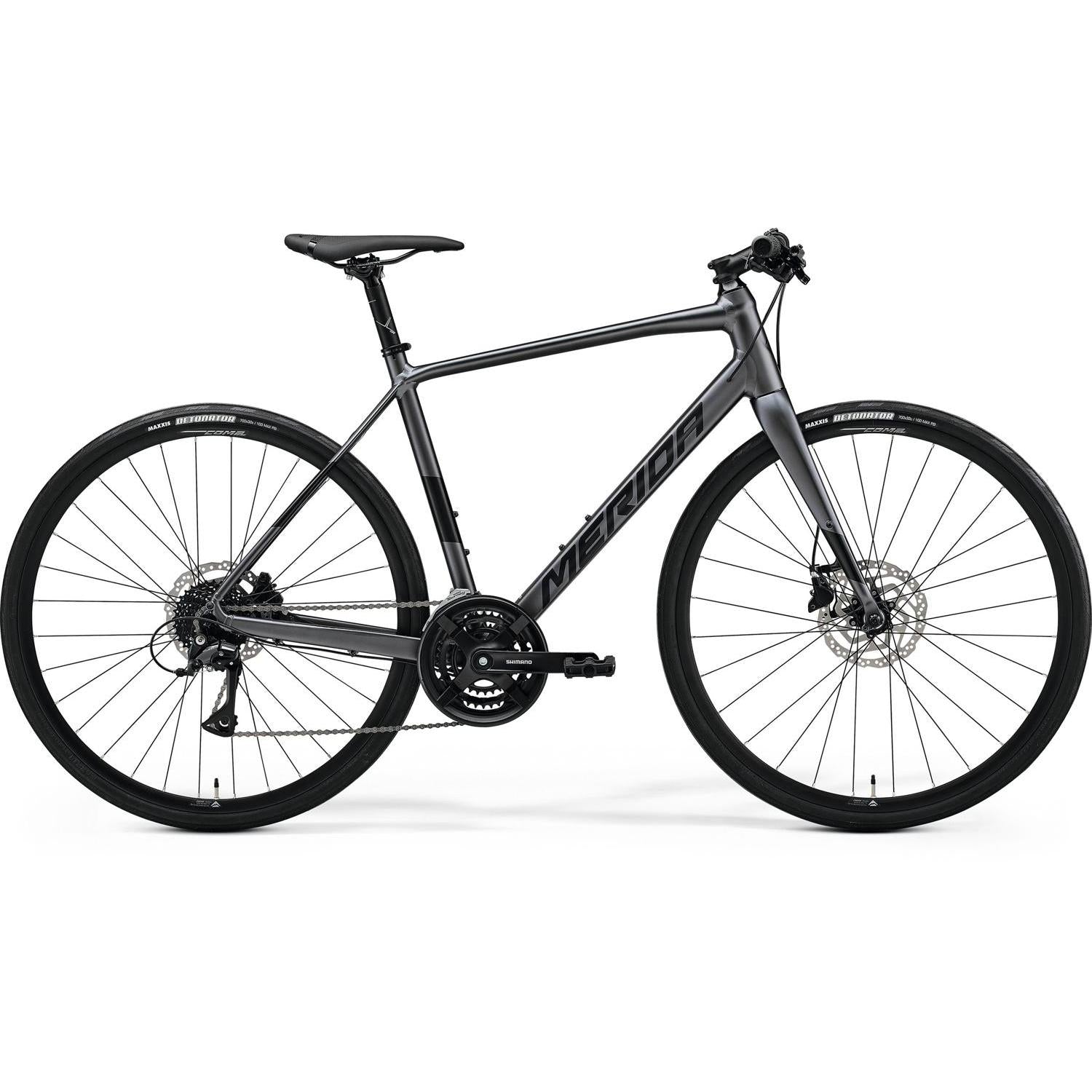 Merida Speeder 100 Hybrid Bike Silk Dark Silver/Black – 99 Bikes
