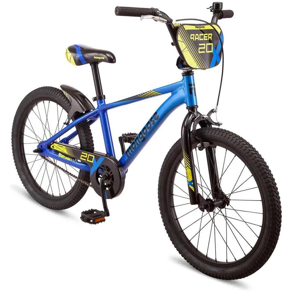 Mongoose Racer X 20'' Kids Bike Blue