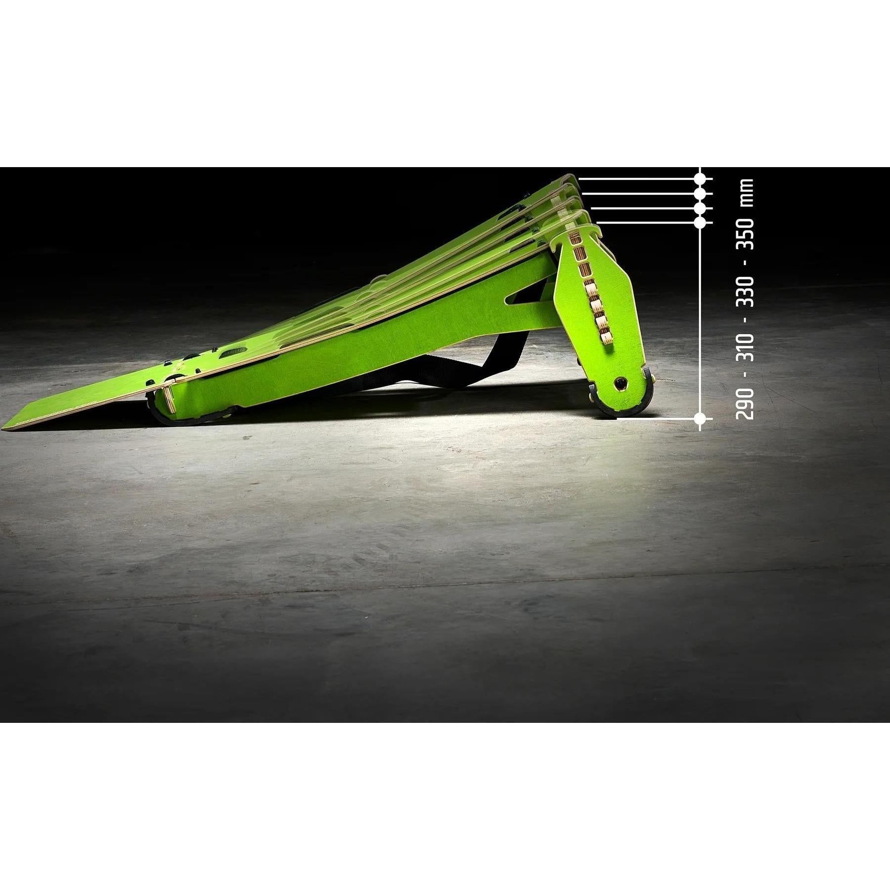 MTB Hopper Intro Portable Kicker Ramp Green