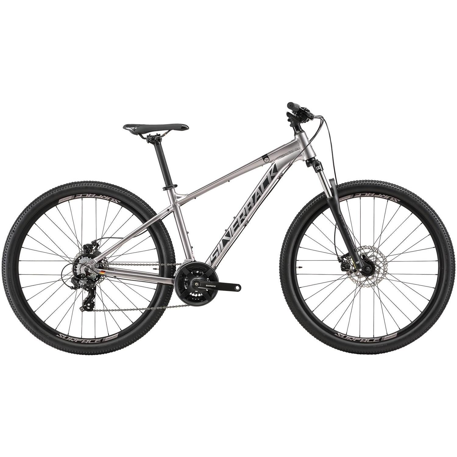 Silverback SE Series 7 27.5'' Hardtail Mountain Bike Moondust Metallic