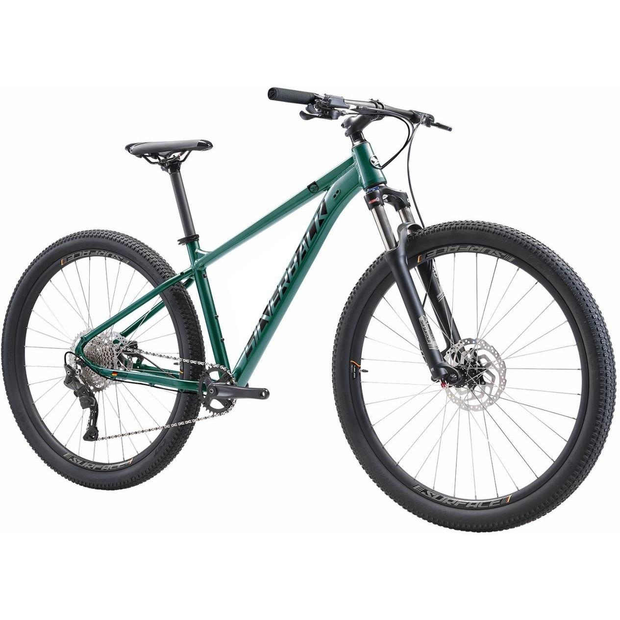 Silverback Stride Deluxe 27'' Mountain Bike Green/Black