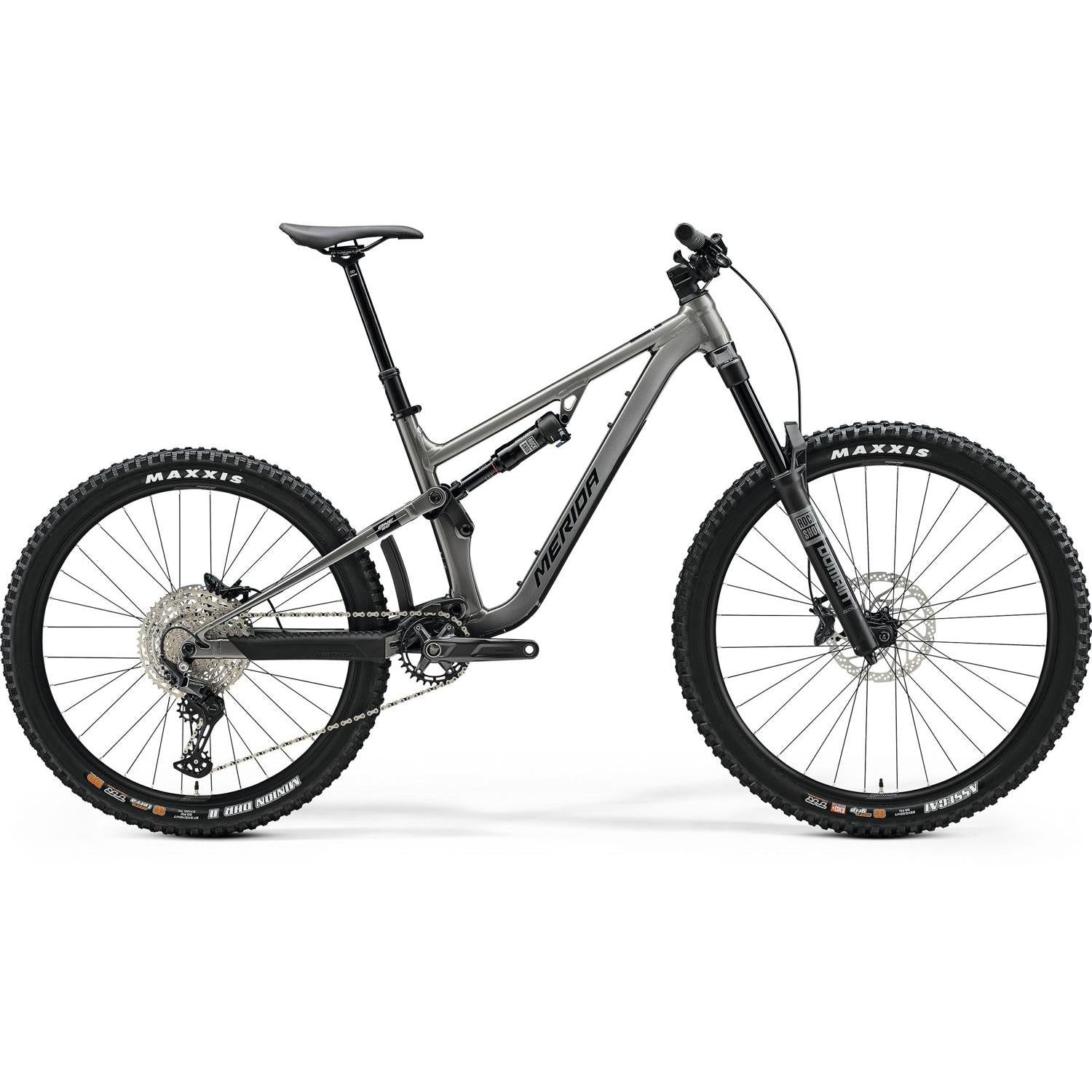 Merida One-Sixty 500 Enduro Bike Gunmetal Grey/Silver/Black