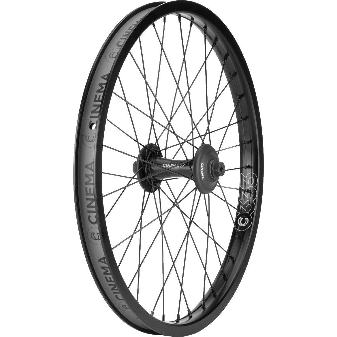 Cinema 333 / ZX Front BMX Wheel 20'' Black – 99 Bikes