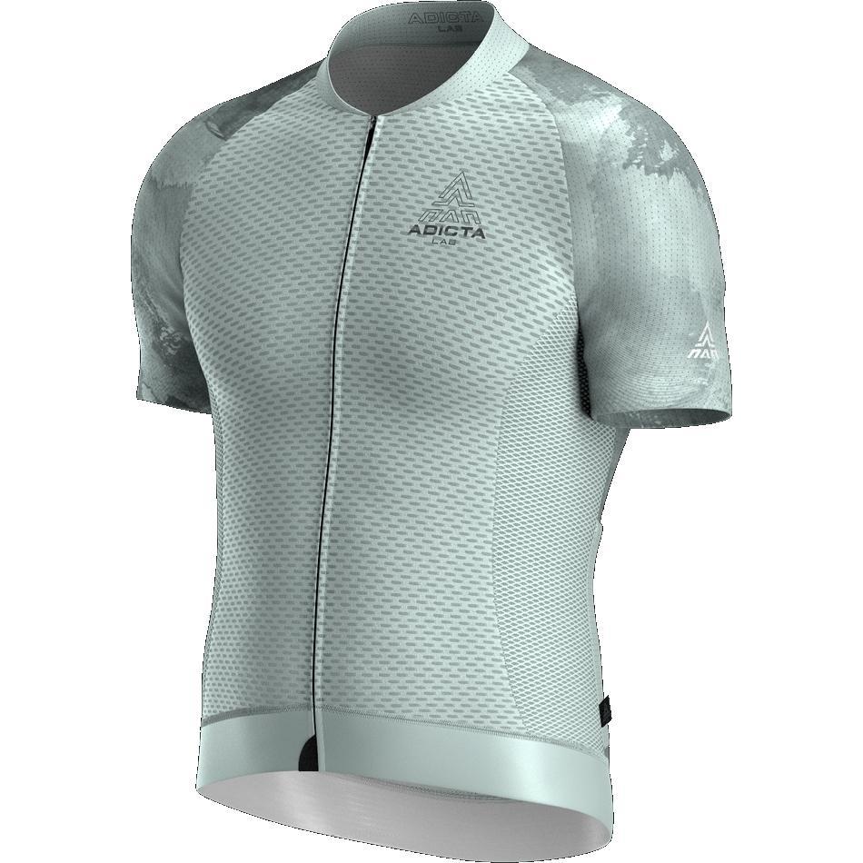 Adicta Lab Valent Short Sleeve Road Jersey Aqua/Grey Large