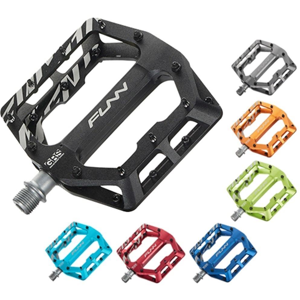 funn pedal pins FUNN Funndamental Flat Alloy Pedals (Pins Installed) Black – 99 Bikes