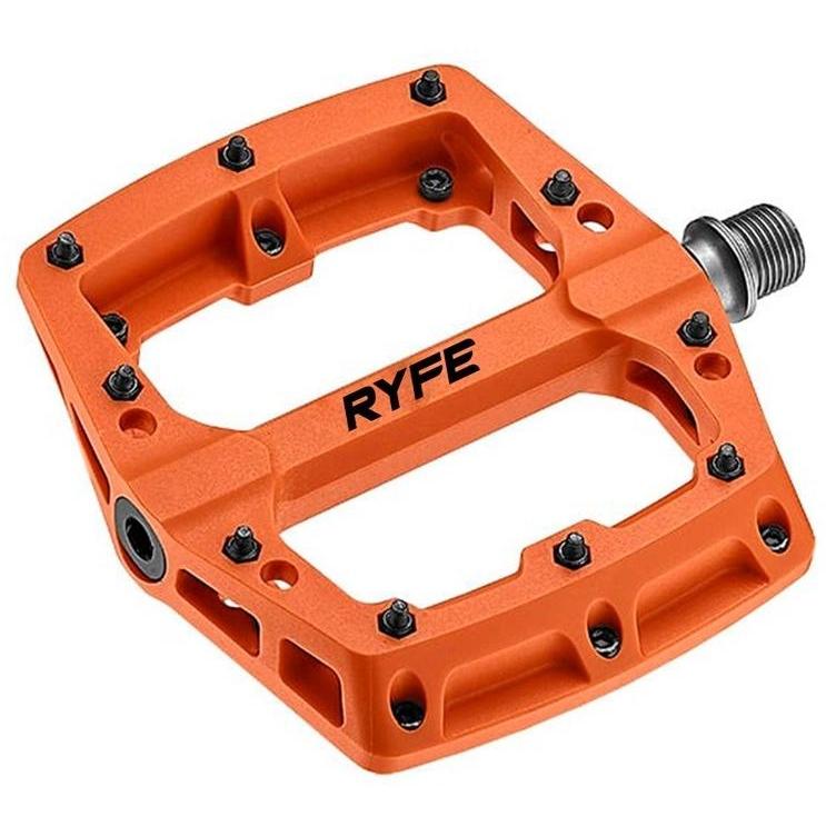 mtb pedale ghost Ryfe Ghost Rider Flat MTB Pedal Orange – 99 Bikes