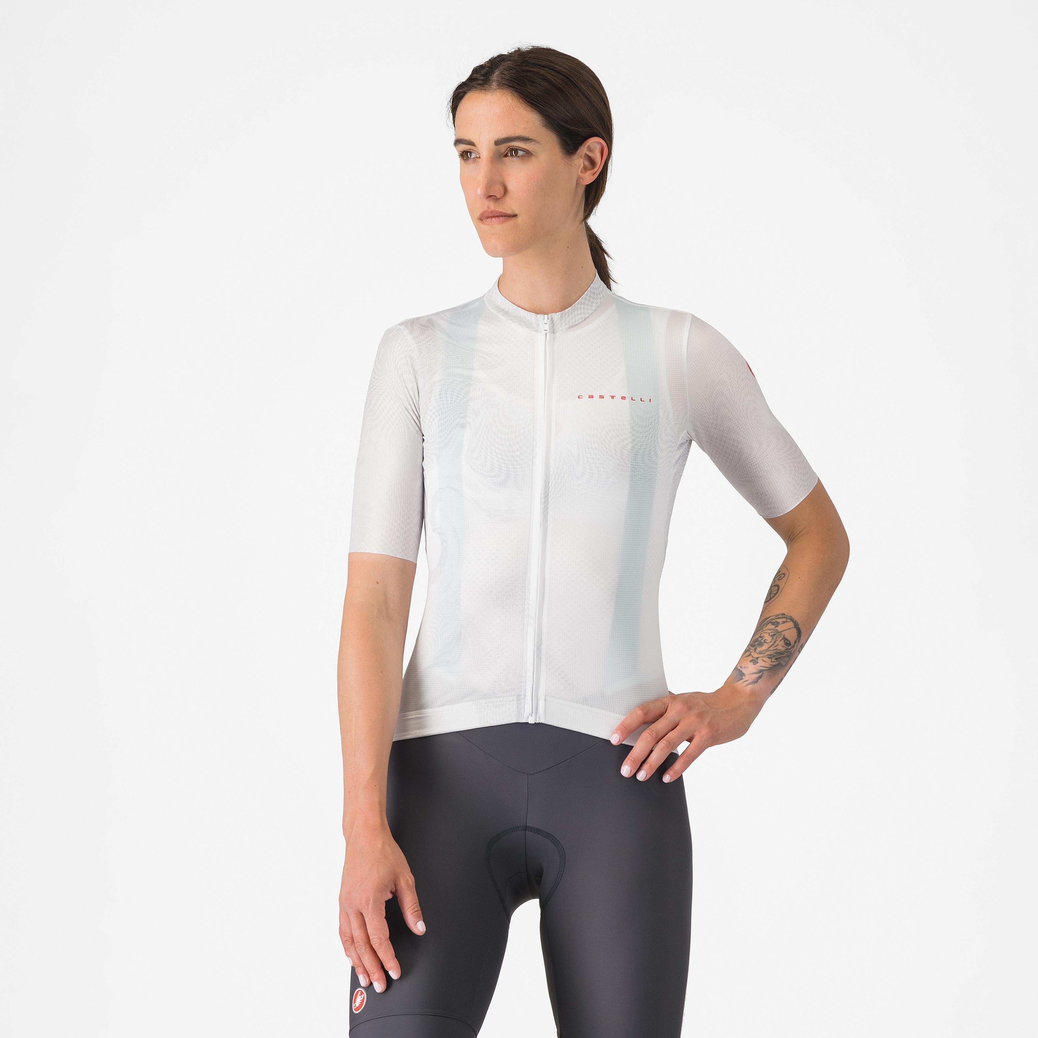 Castelli Fantasia Womens Short Sleeve Road Jersey White