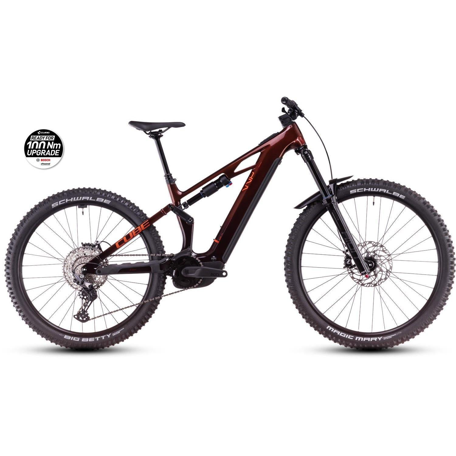 cube e bike enduro Cube Stereo Hybrid ONE77 HPC Race 800 Electric Enduro Bike Liquidorange'n'Orange S
