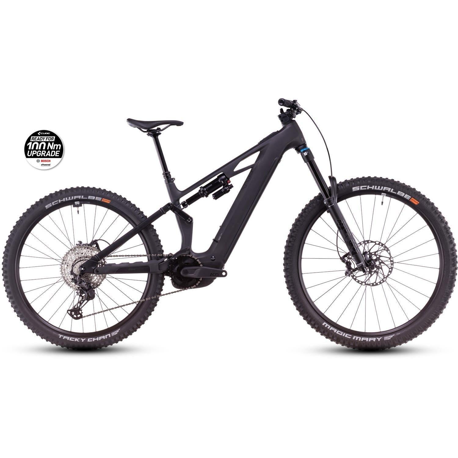 Cube Stereo Hybrid ONE77 HPC SLX 800 Electric Enduro Bike Blackline