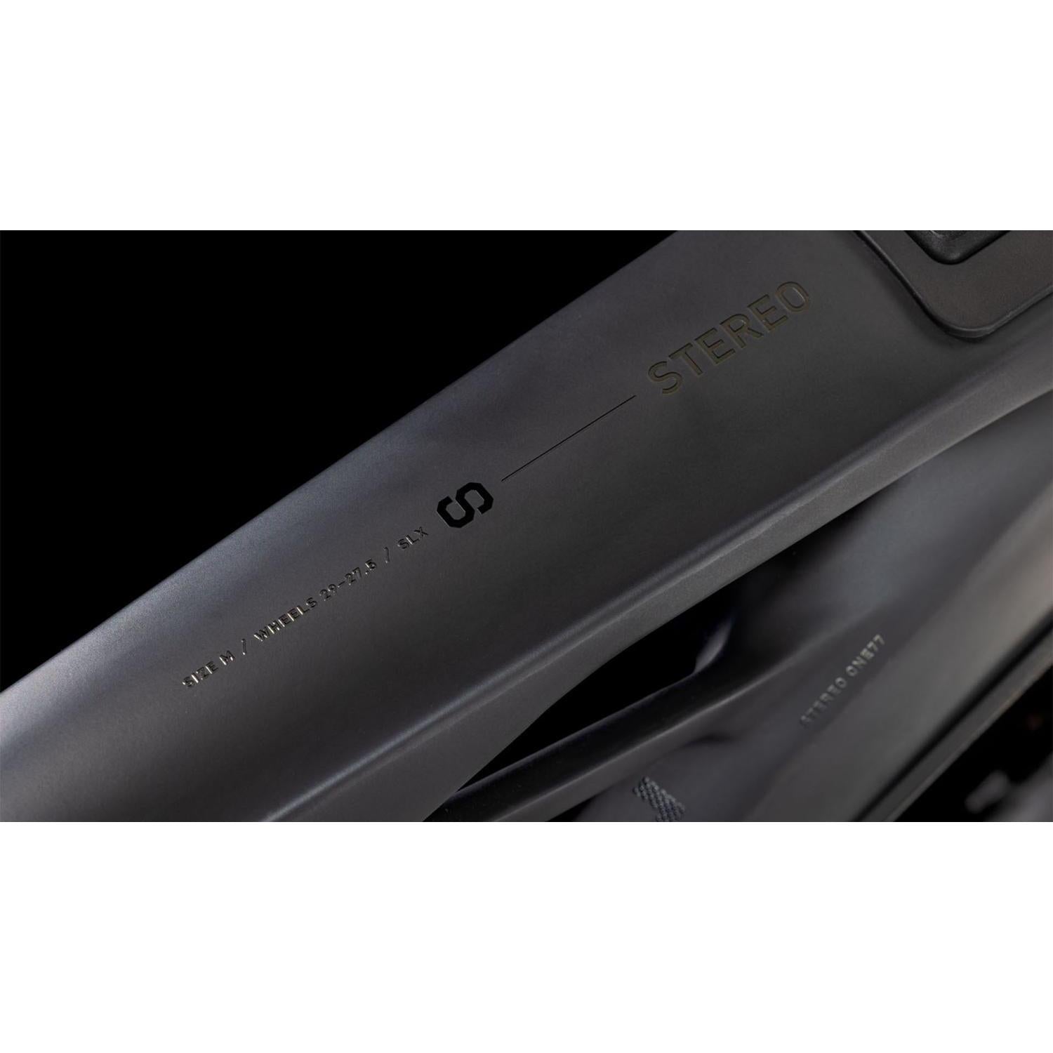 Cube Stereo Hybrid ONE77 HPC SLX 800 Electric Enduro Bike Blackline