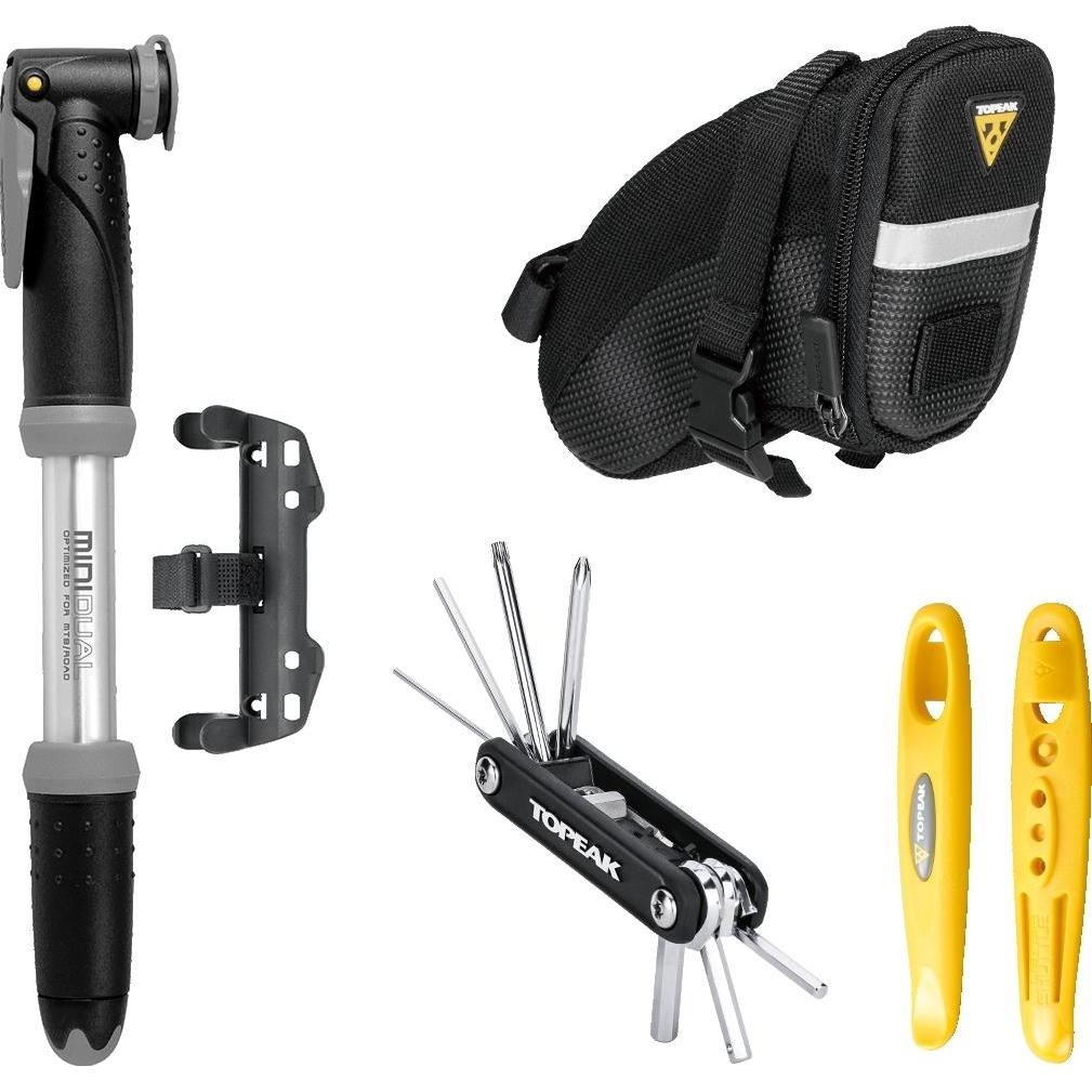 TOPEAK アクセサリーセット Topeak Deluxe Cycling Accessory Kit w/ 0.66L Saddle Bag – 99 Bikes