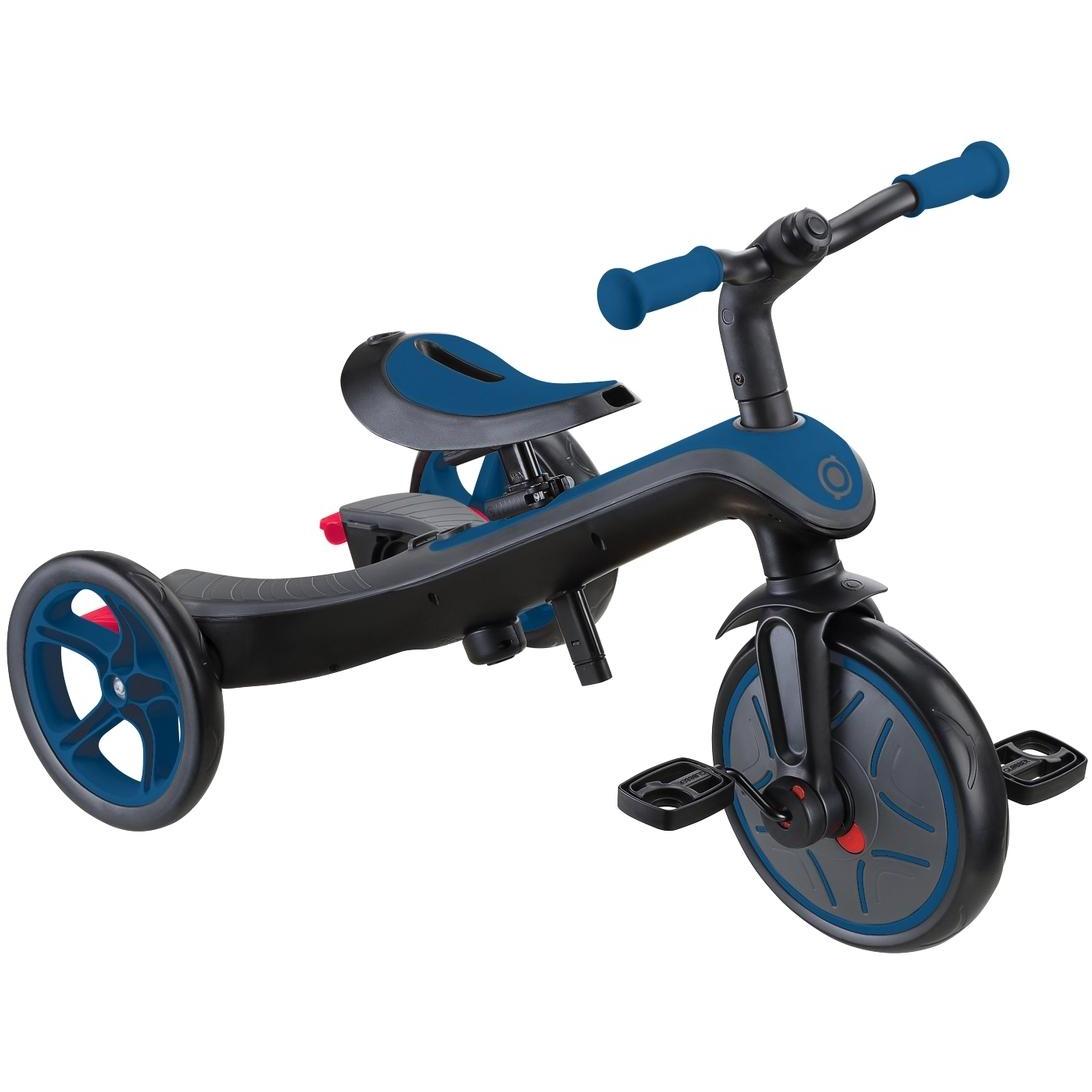 Globber Explorer 4in1 Kids Trike w/ Folding Canopy Royal Blue