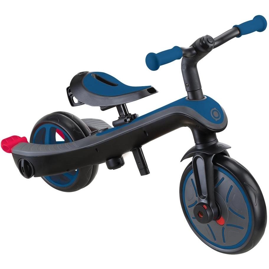 Globber Explorer 4in1 Kids Trike w/ Folding Canopy Royal Blue