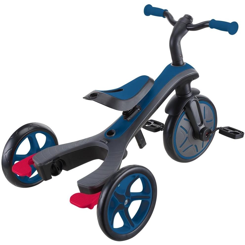 Globber Explorer 4in1 Kids Trike w/ Folding Canopy Royal Blue