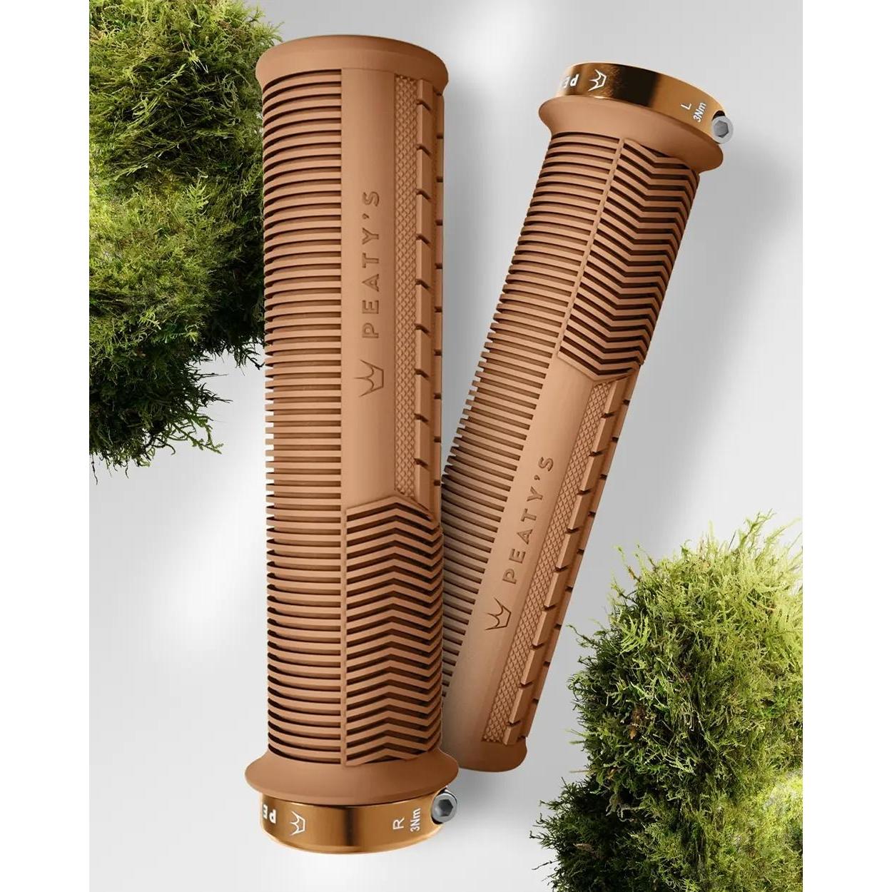 Peatys Monarch Grips Mushroom Thin 130x30-32mm Gum – 99 Bikes