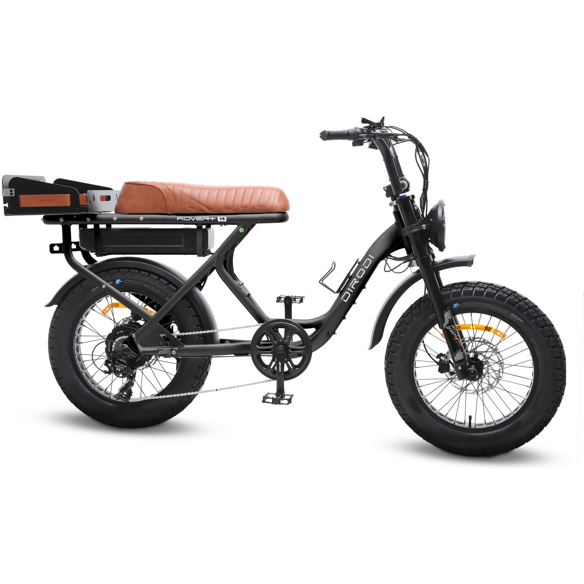 Dirodi Rover Plus Gen 6 ST 250W Electric Fat Bike Matte Black