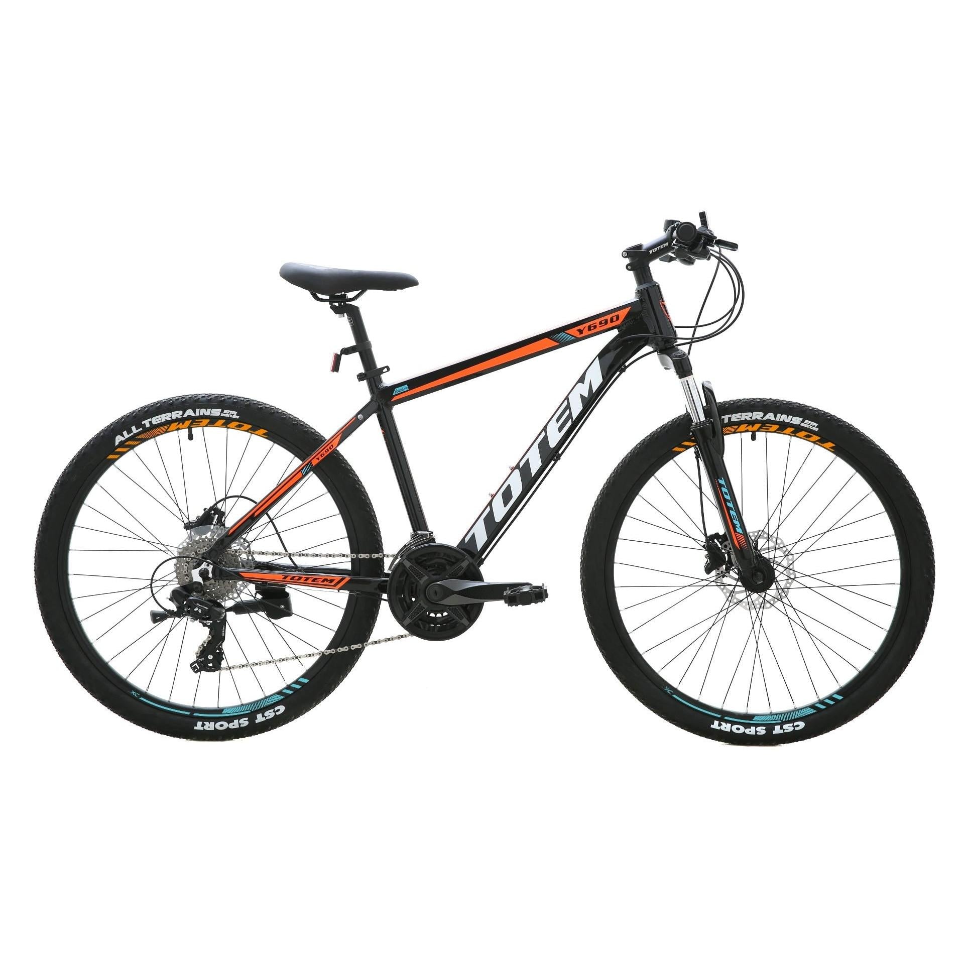 Totem 690M 26 Mountain Bike Black/Orange Medium – 99 Bikes