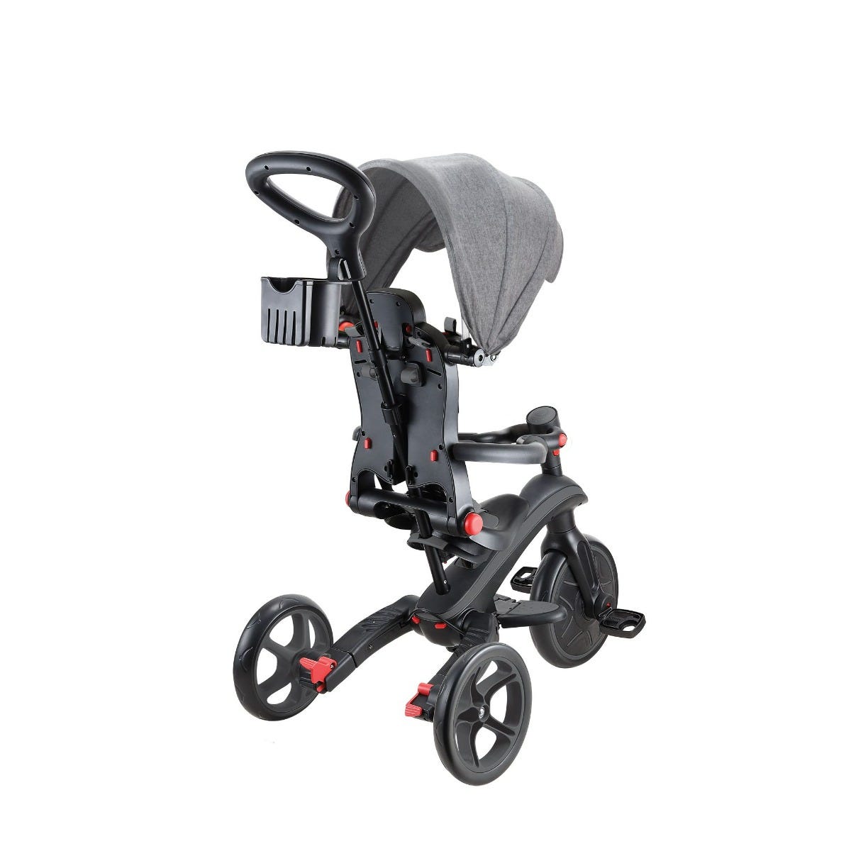Globber Explorer Foldable 4in1 Kids Trike Grey
