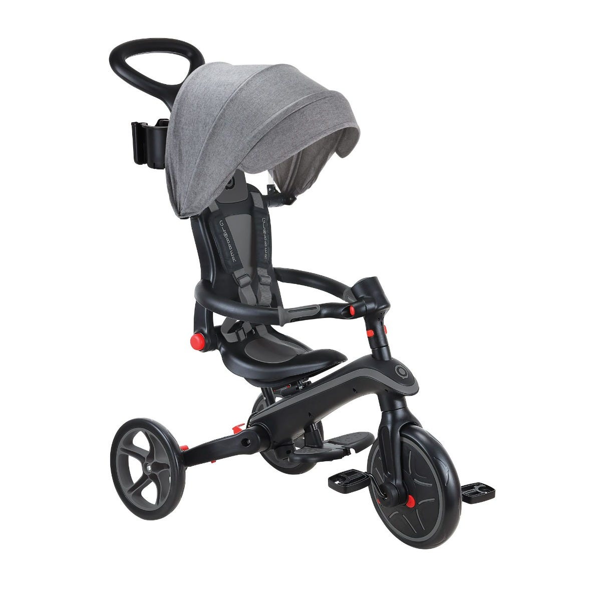 Globber Explorer Foldable 4in1 Kids Trike Grey