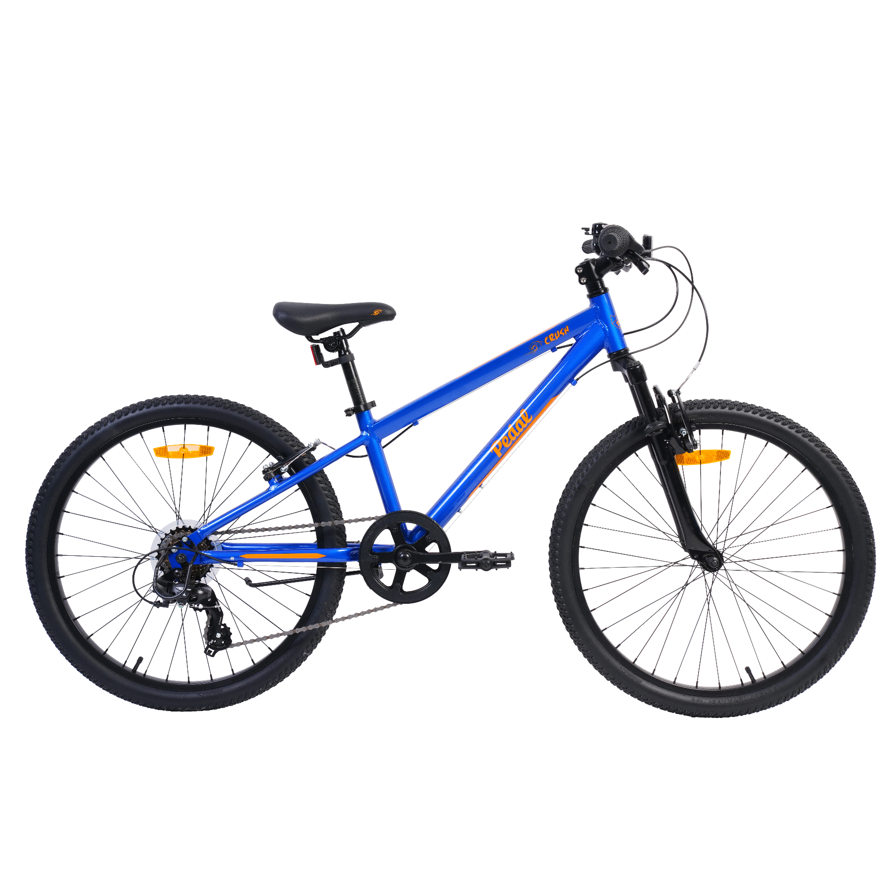 Pedal Crush Kids Bike Blue/Orange