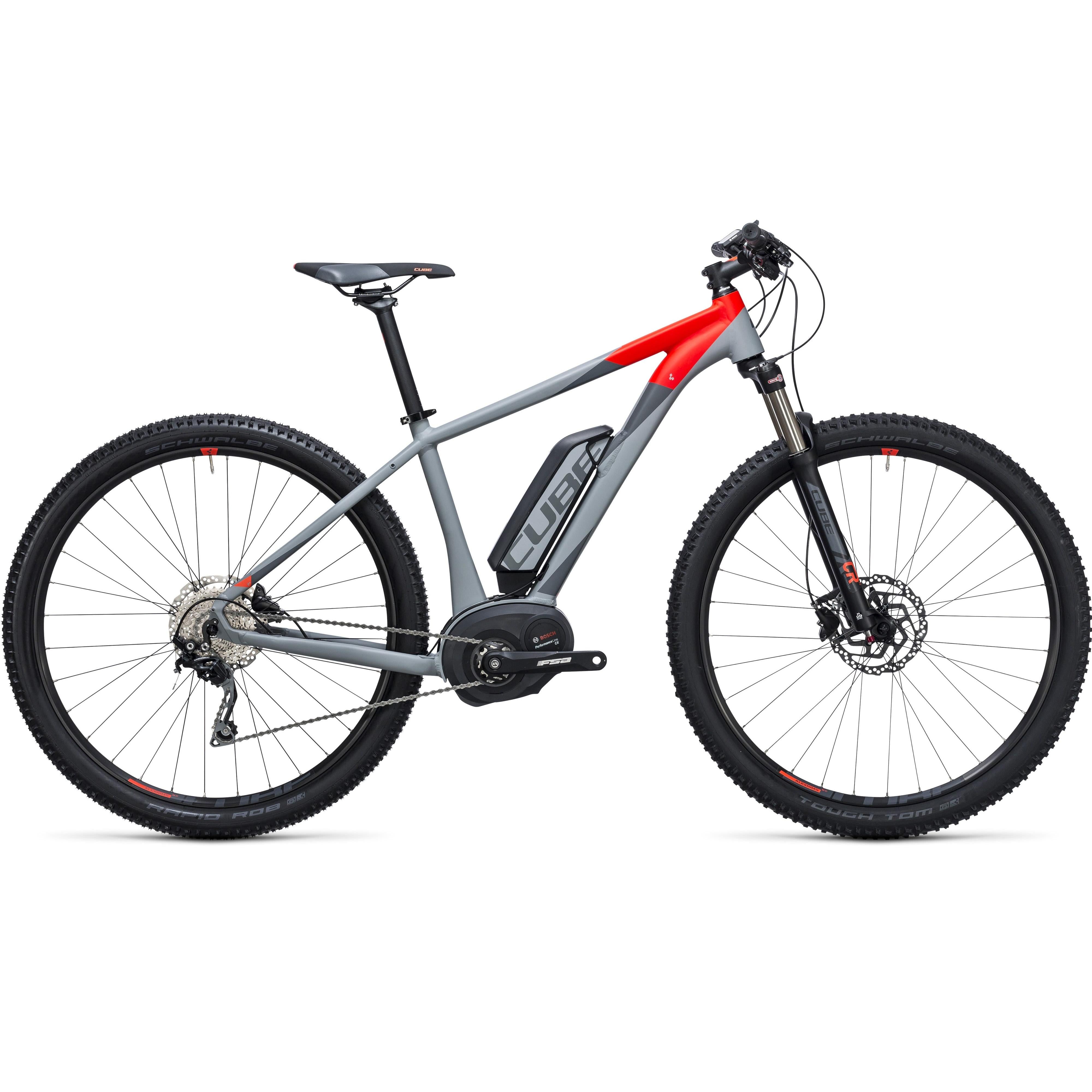 Cube Reaction Hybrid HPA Pro 500 17in grey flashred – 99 Bikes