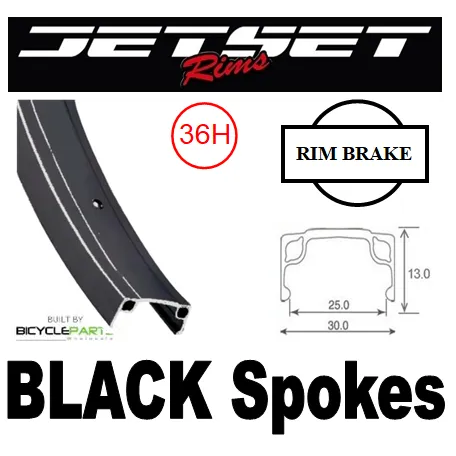 Jetset Rims 20'' Wheel Araya 7X S/w 36h A/v B/s Black