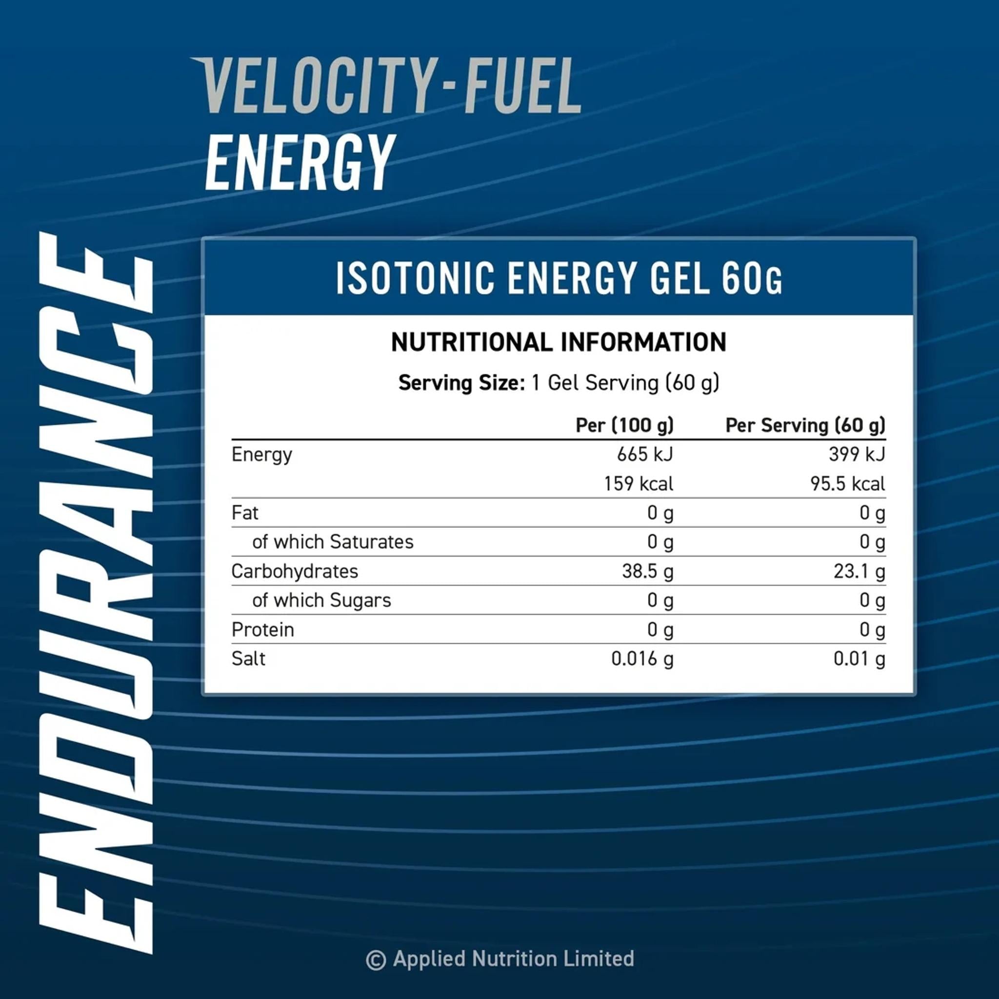 Applied Nutrition Endurance Isotonic Energy Gel 60ml Orange