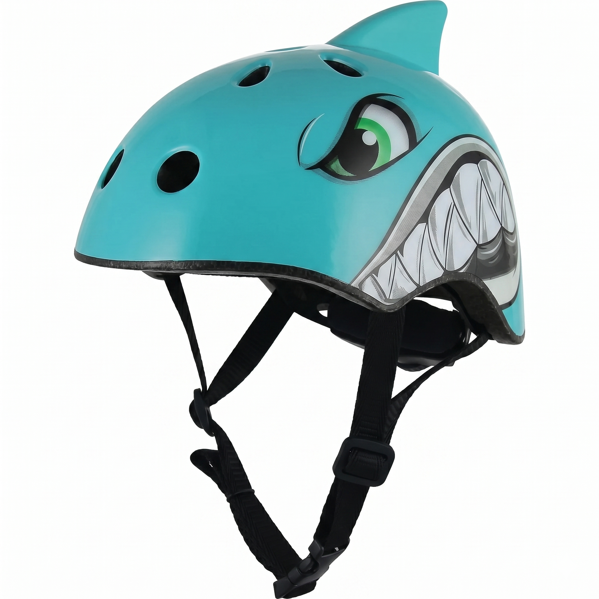 bike helmet fun Cinettica Roar Shark Kids Helmet Turquoise – 99 Bikes