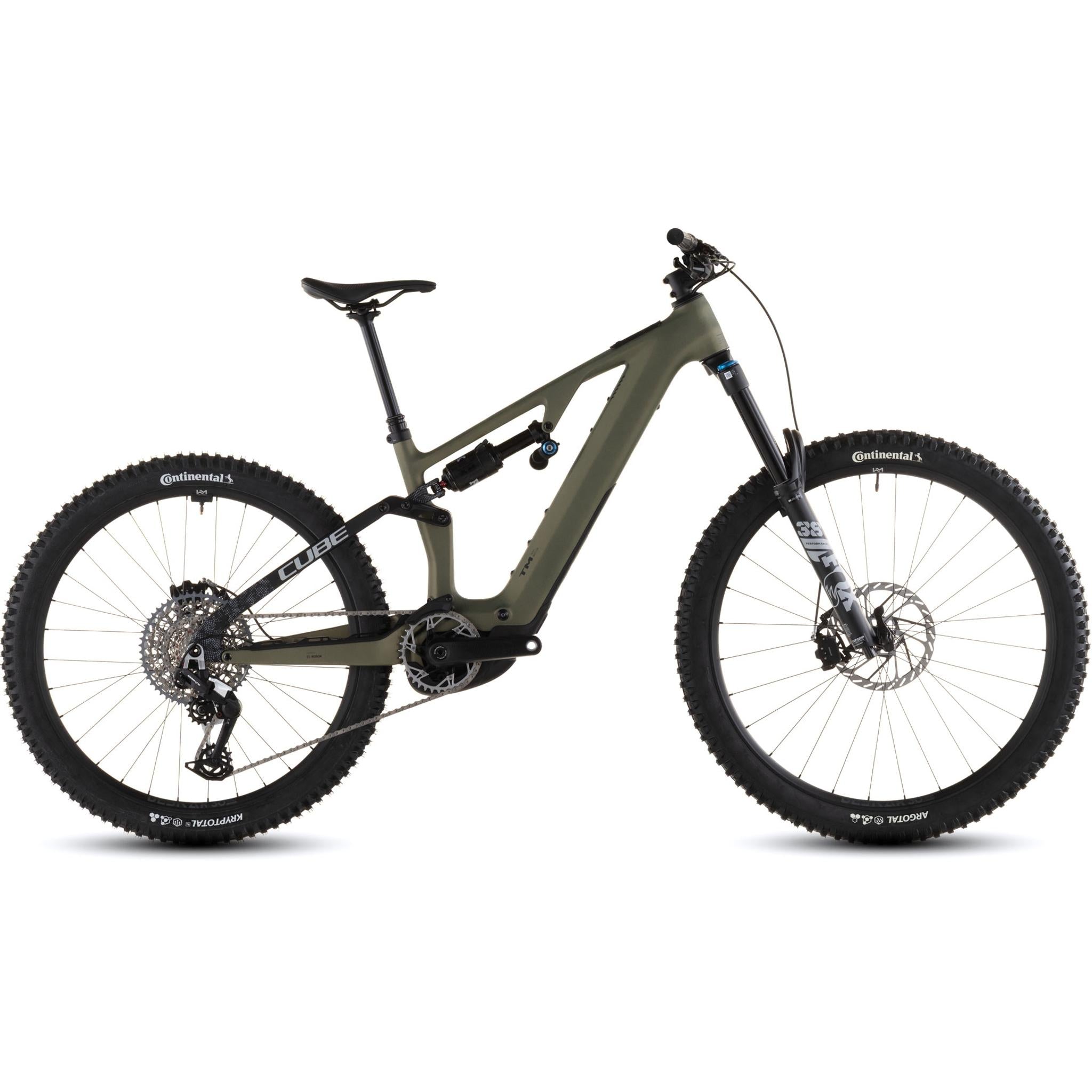 Cube AMS Hybrid ONE77 C:62 TM Electric Enduro Bike Reedgreen'n'Matrix
