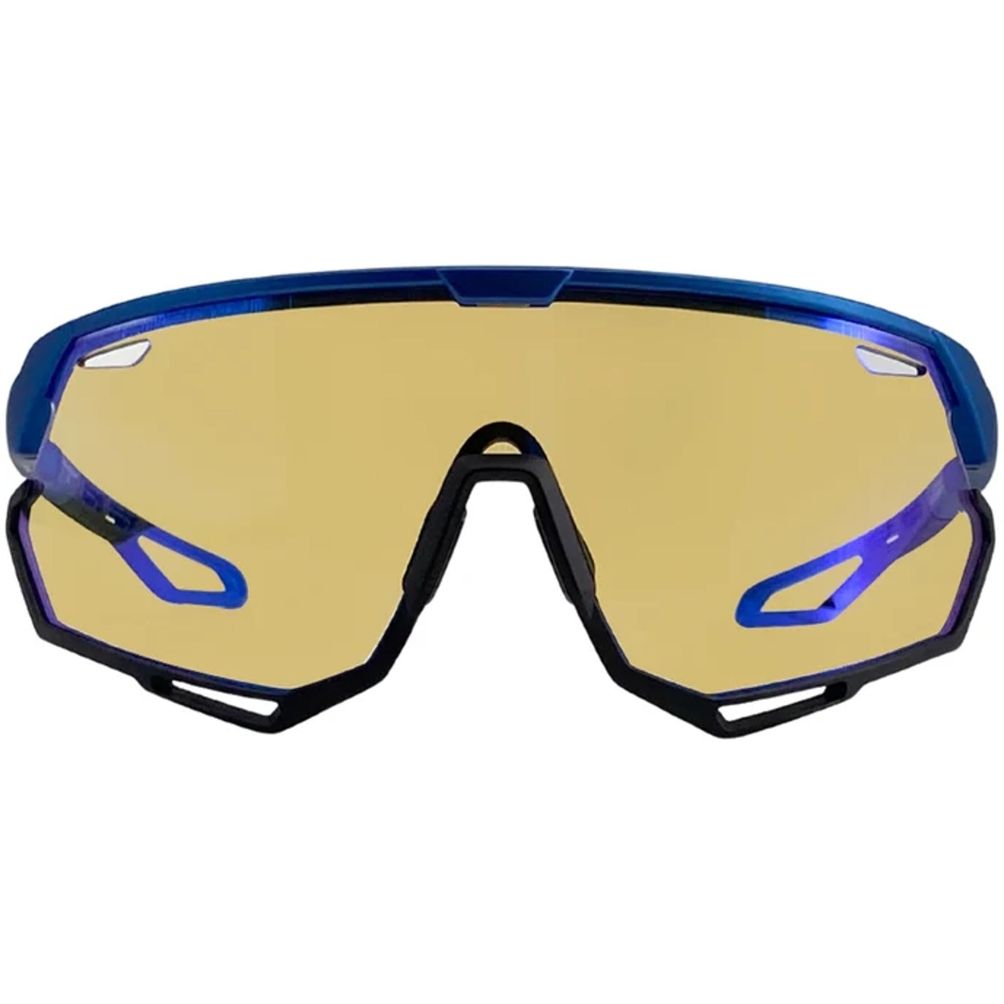 Cykal Distance Sunglasses Matte Black/Blue Flash - Photocromic Lens