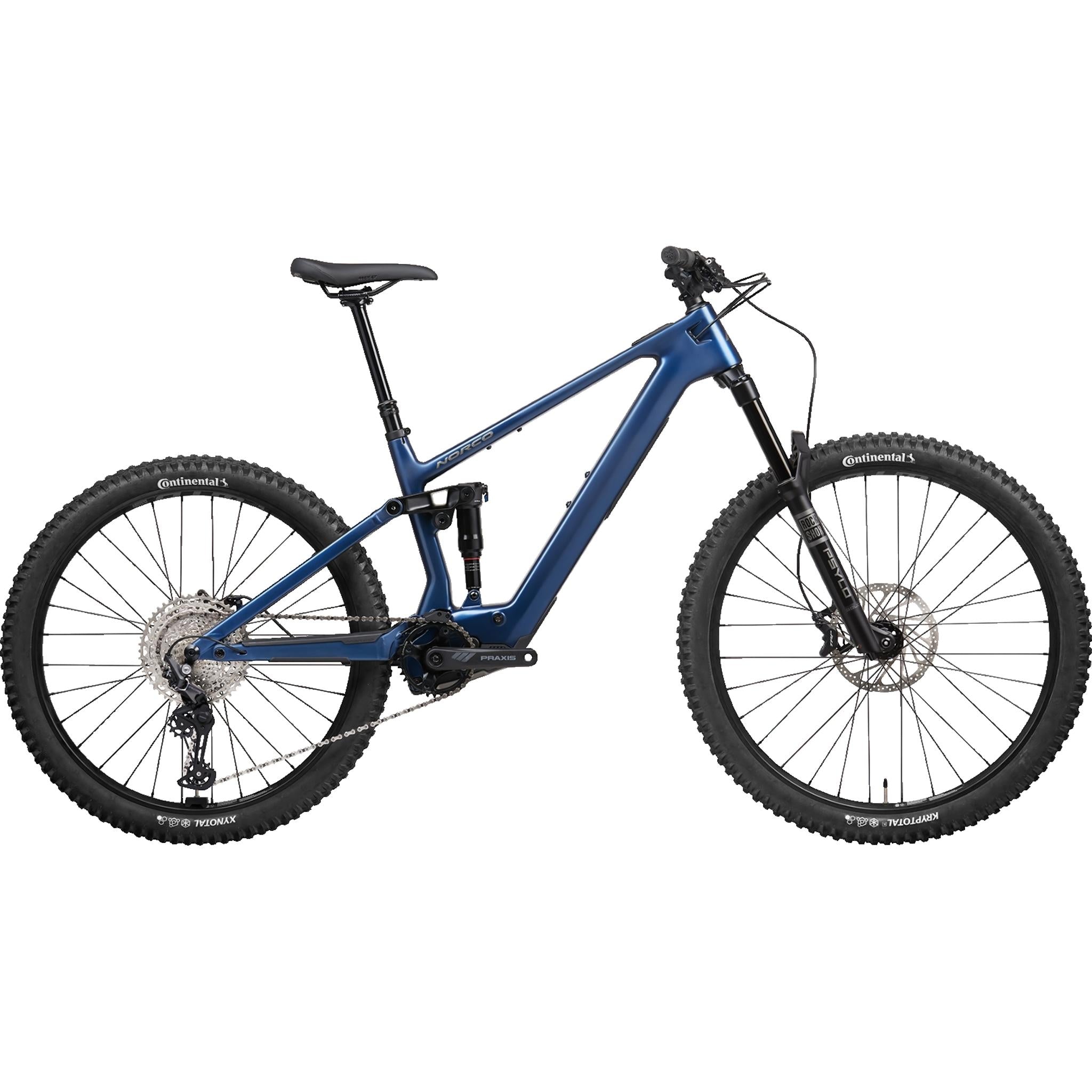 EX-DEMO Norco Fluid VLT C3 140 Dual Suspension Mountain Bike Blue (Large)