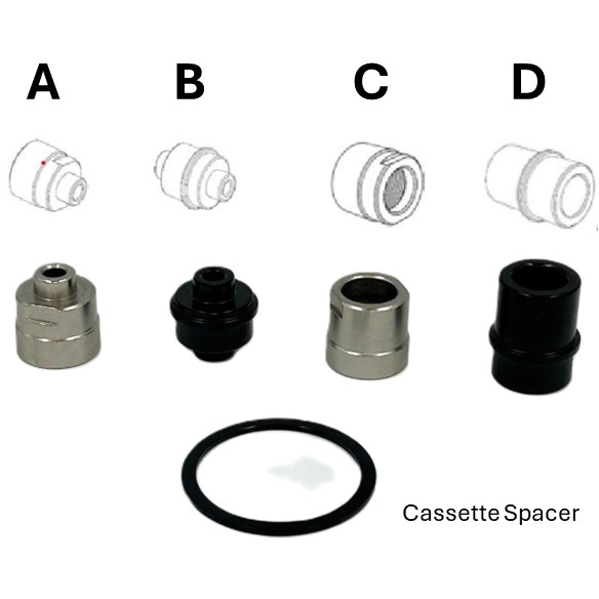 Jetblack Volt EMS Thru Axle Adaptor Kit