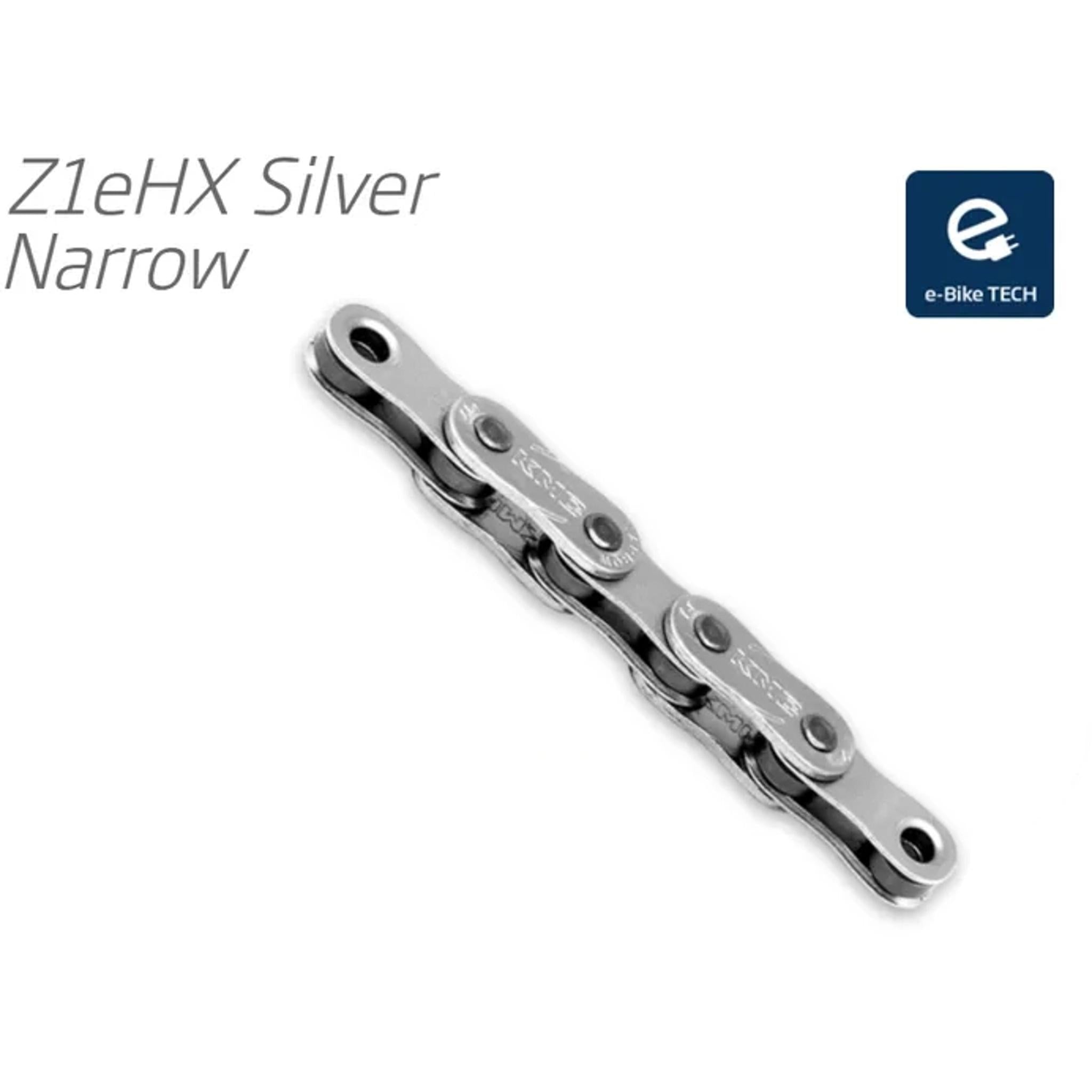 KMC Z1 eHX Single Speed E-Bike Chain 112L Silver – 99 Bikes