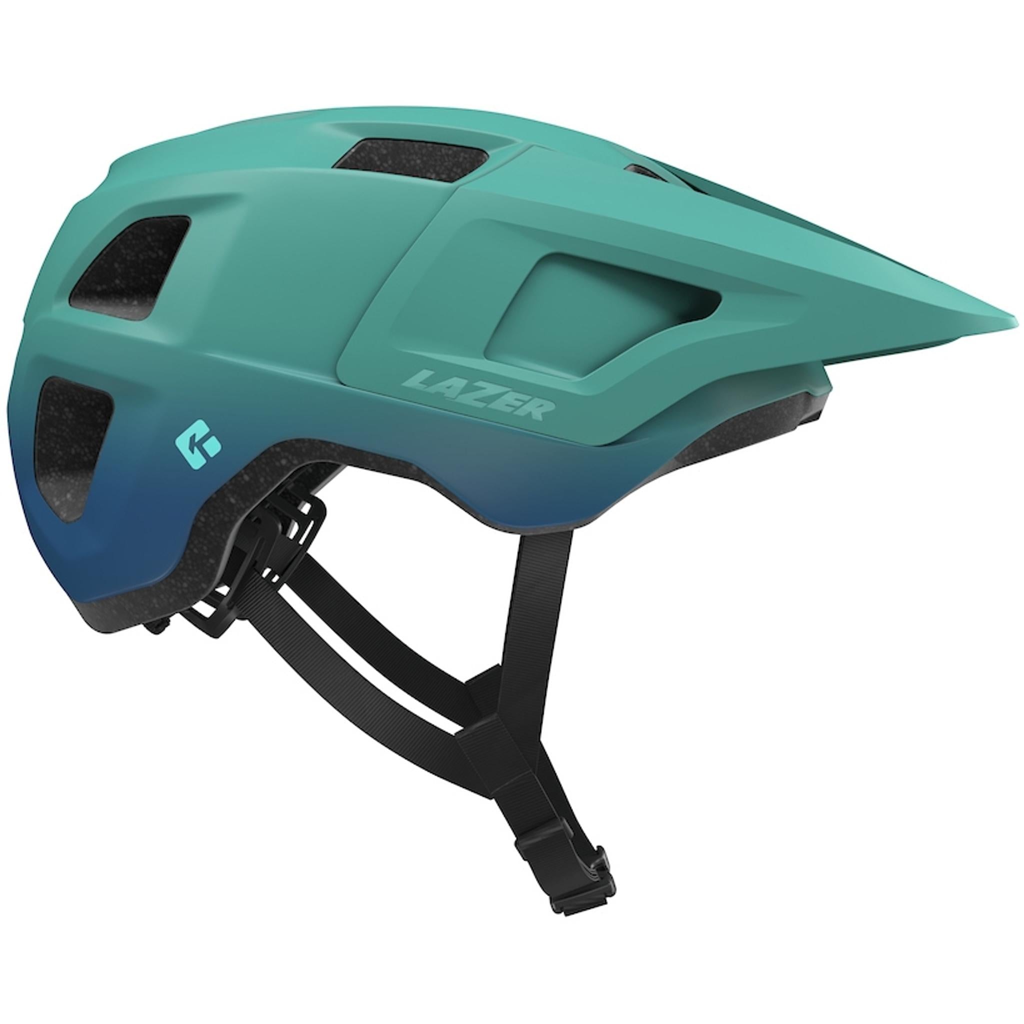 lazer bob blub helmet Lazer Finch Kineticore MTB Helmet Teal – 99 Bikes