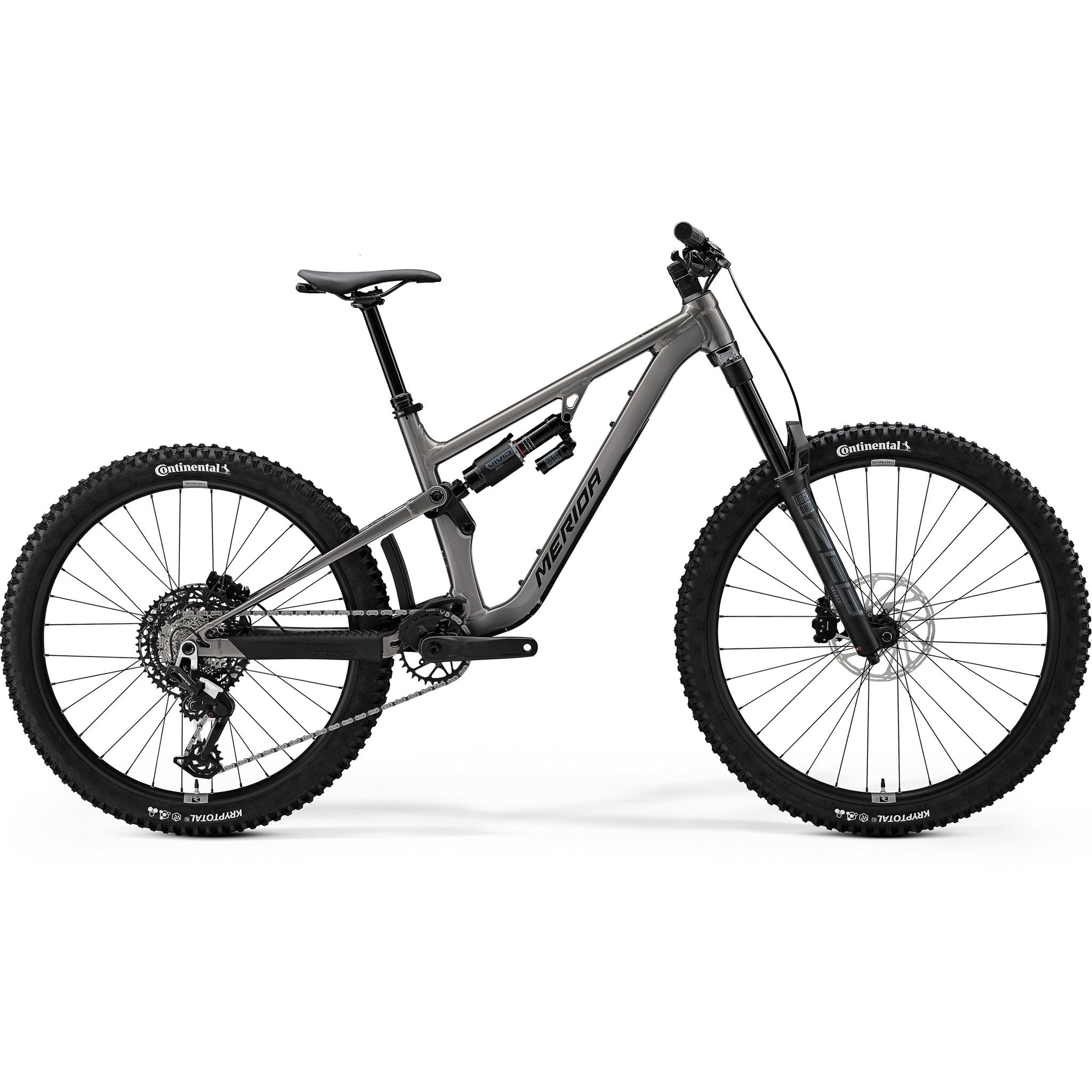 Merida One-Sixty 700 Enduro Bike Warm Slate Grey/Golden/Black