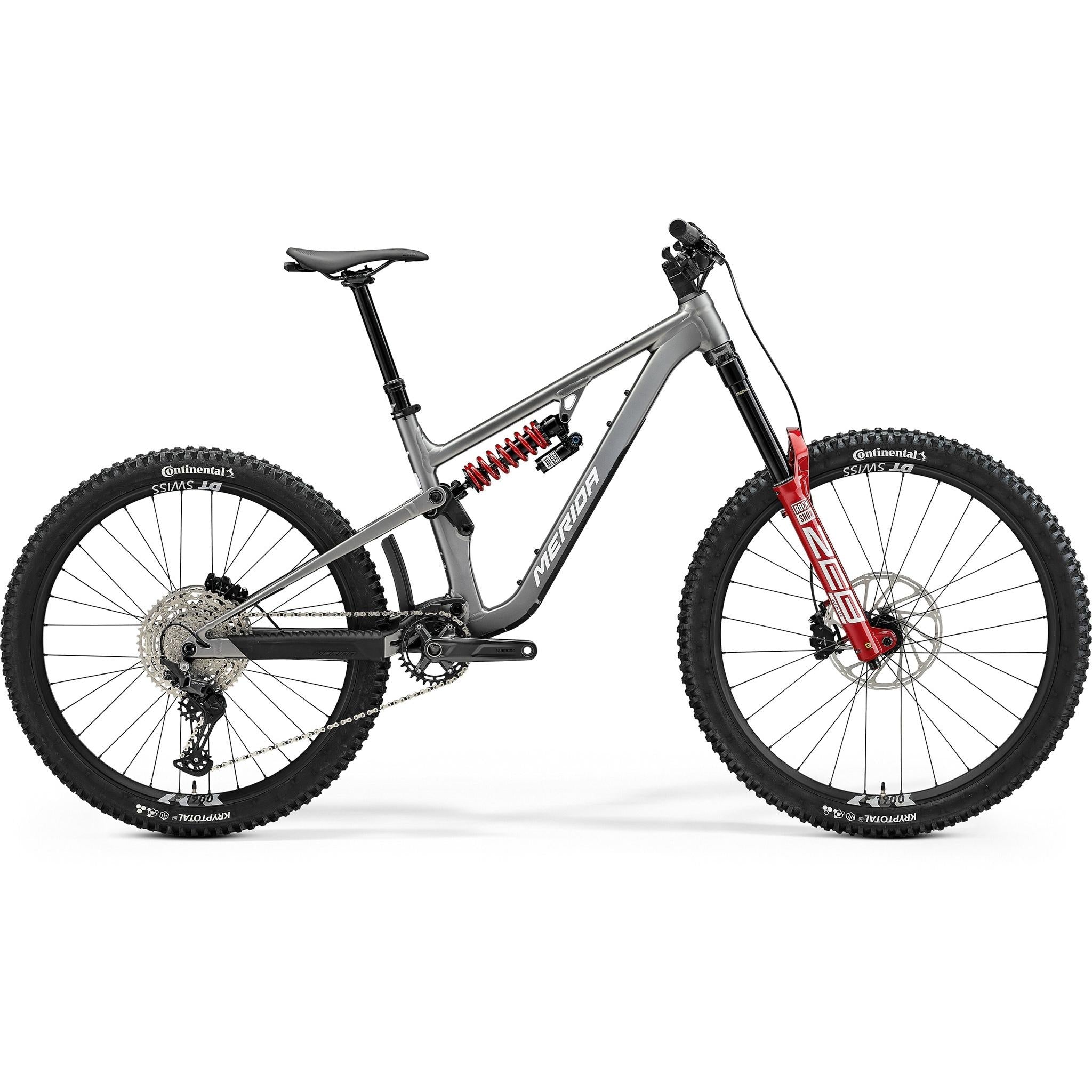 Merida One-Sixty Fr 800 Enduro Bike Silk Gunmetal Grey/White