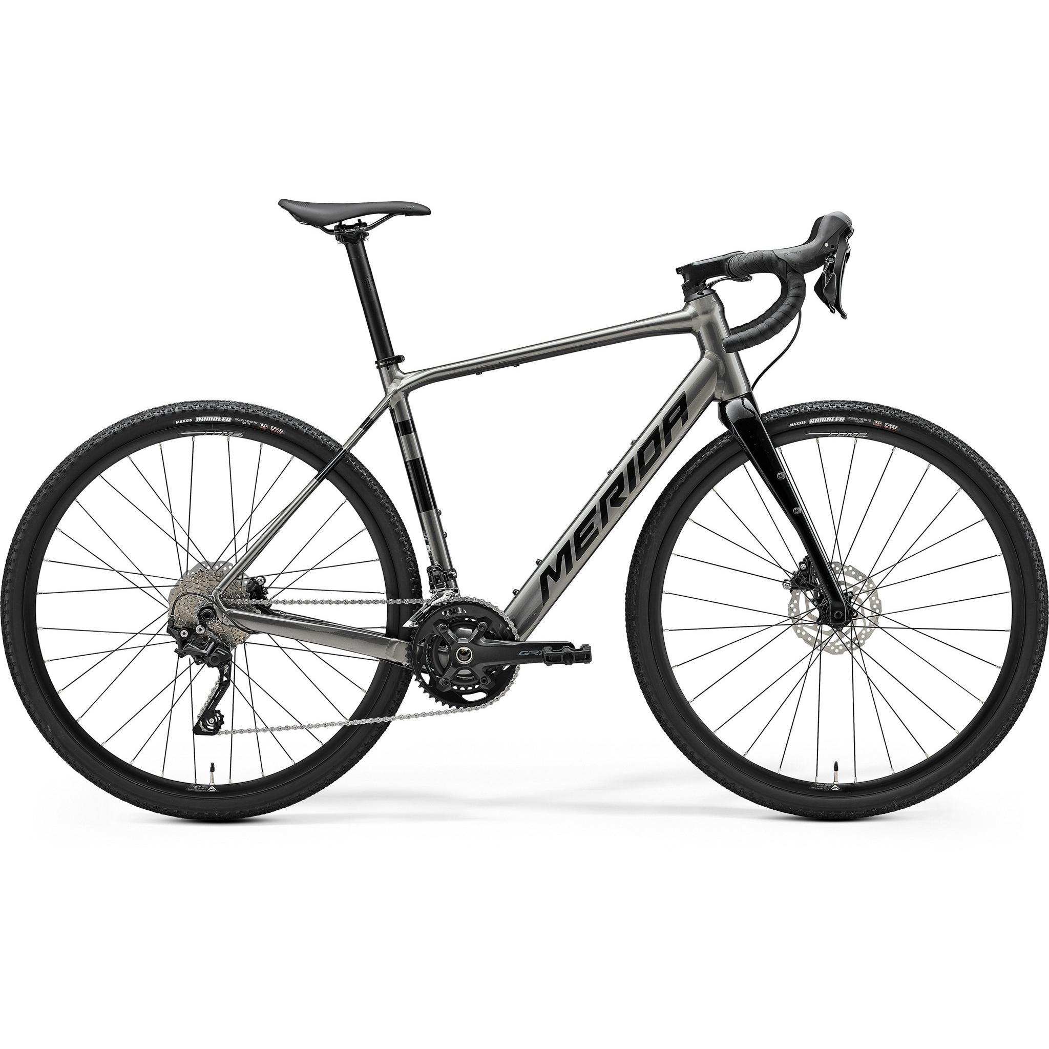 gravel bike 400 Merida eSilex 400 Electric Gravel Bike Gunmetal Grey/Black – 99 Bikes