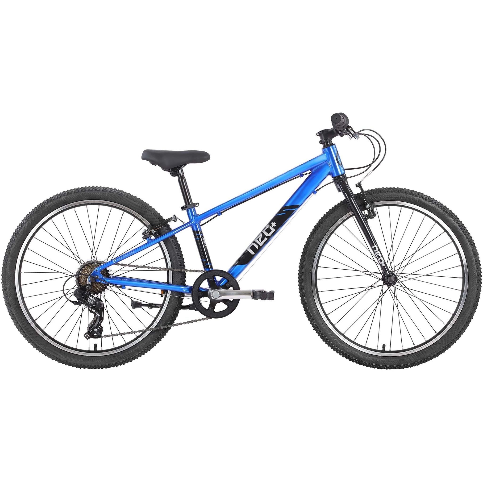Neo+ 24'' Kids Bike 7-Speed Chrome Blue