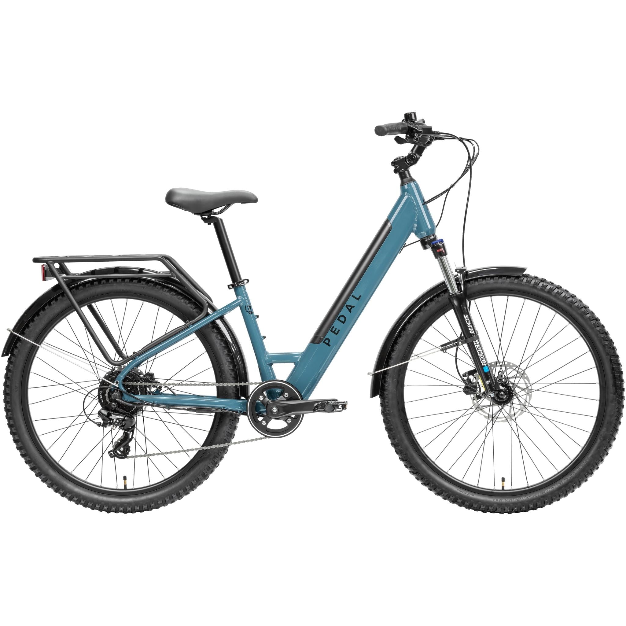 Pedal Coyote 3 ST Electric Hardtail Mountain Bike Slate Blue