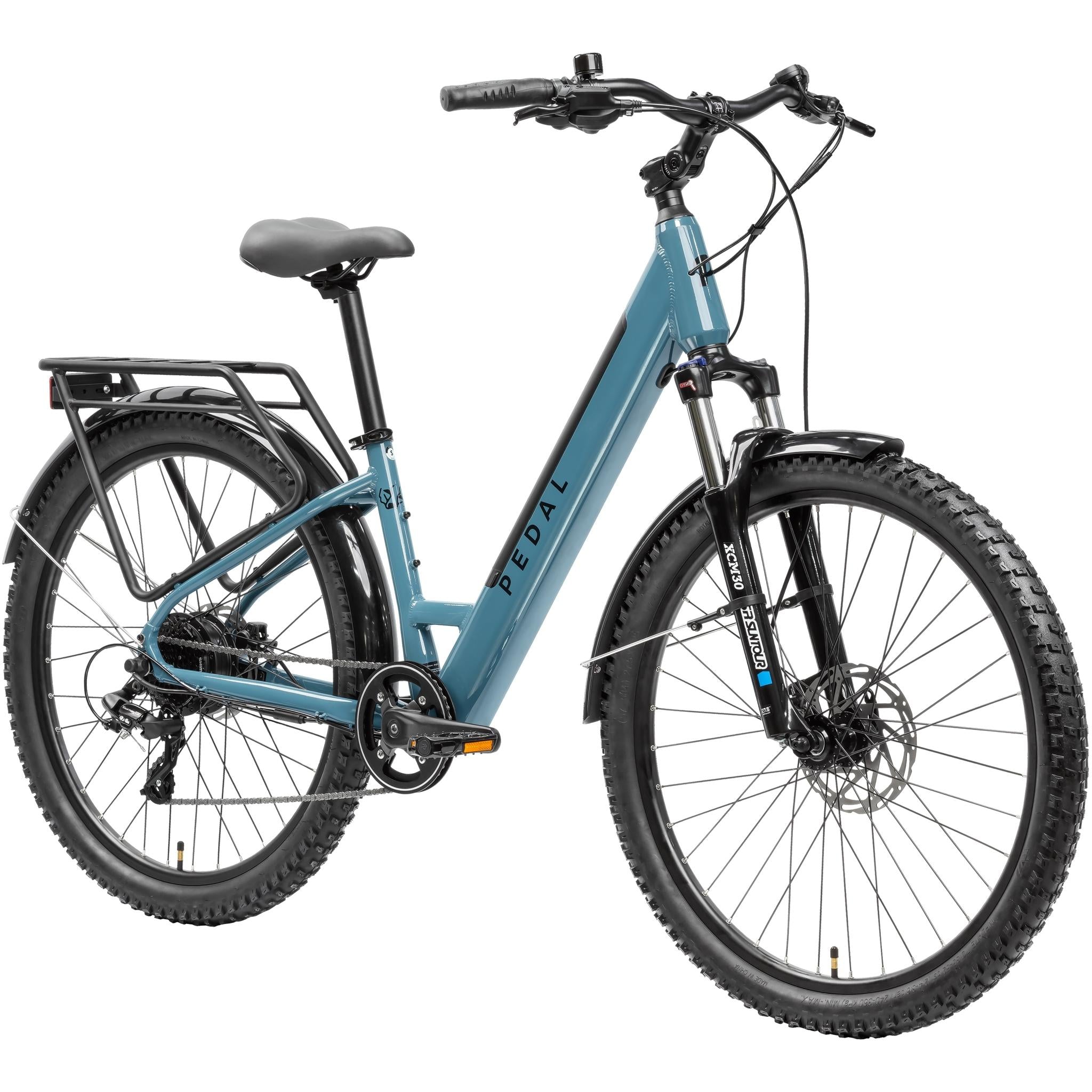 Pedal Coyote 3 ST Electric Hardtail Mountain Bike Slate Blue