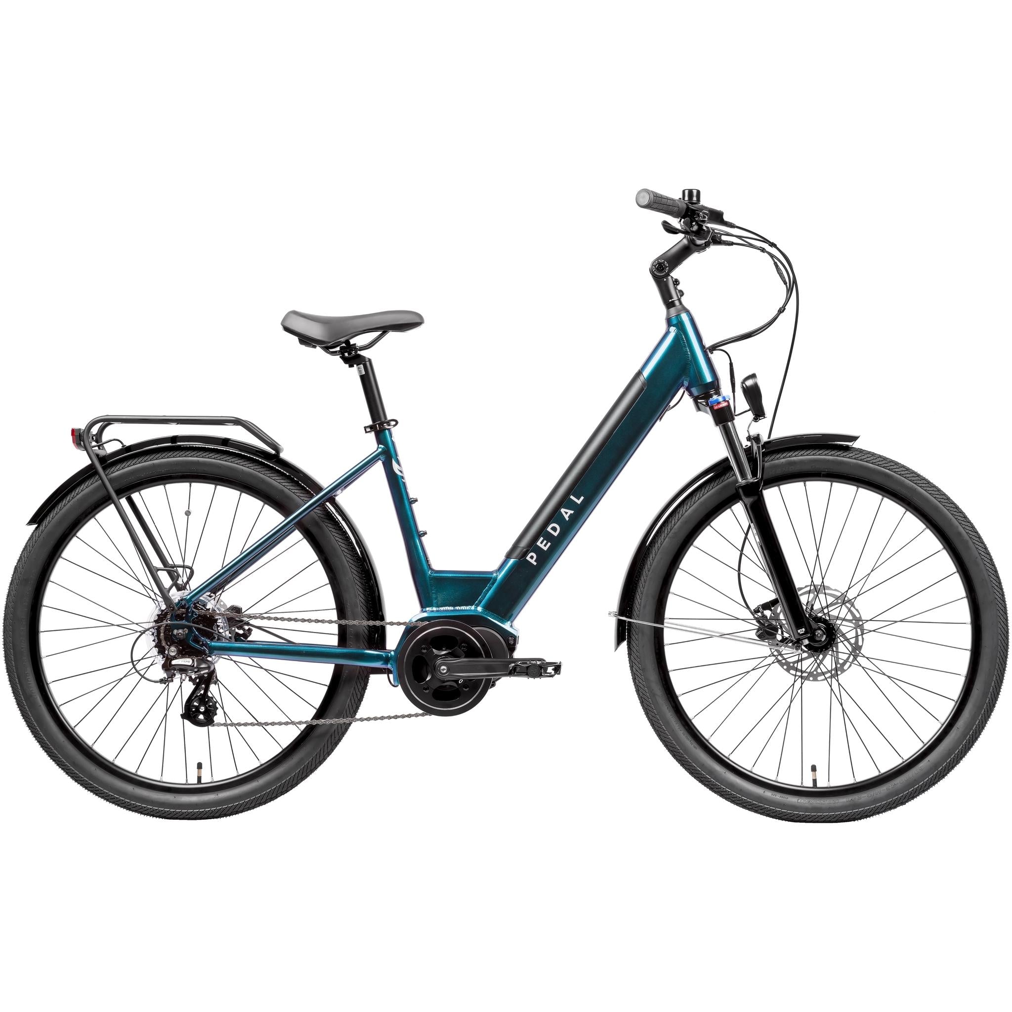 Pedal Eagle ST Electric Hybrid Bike Metallic Teal – 99 Bikes