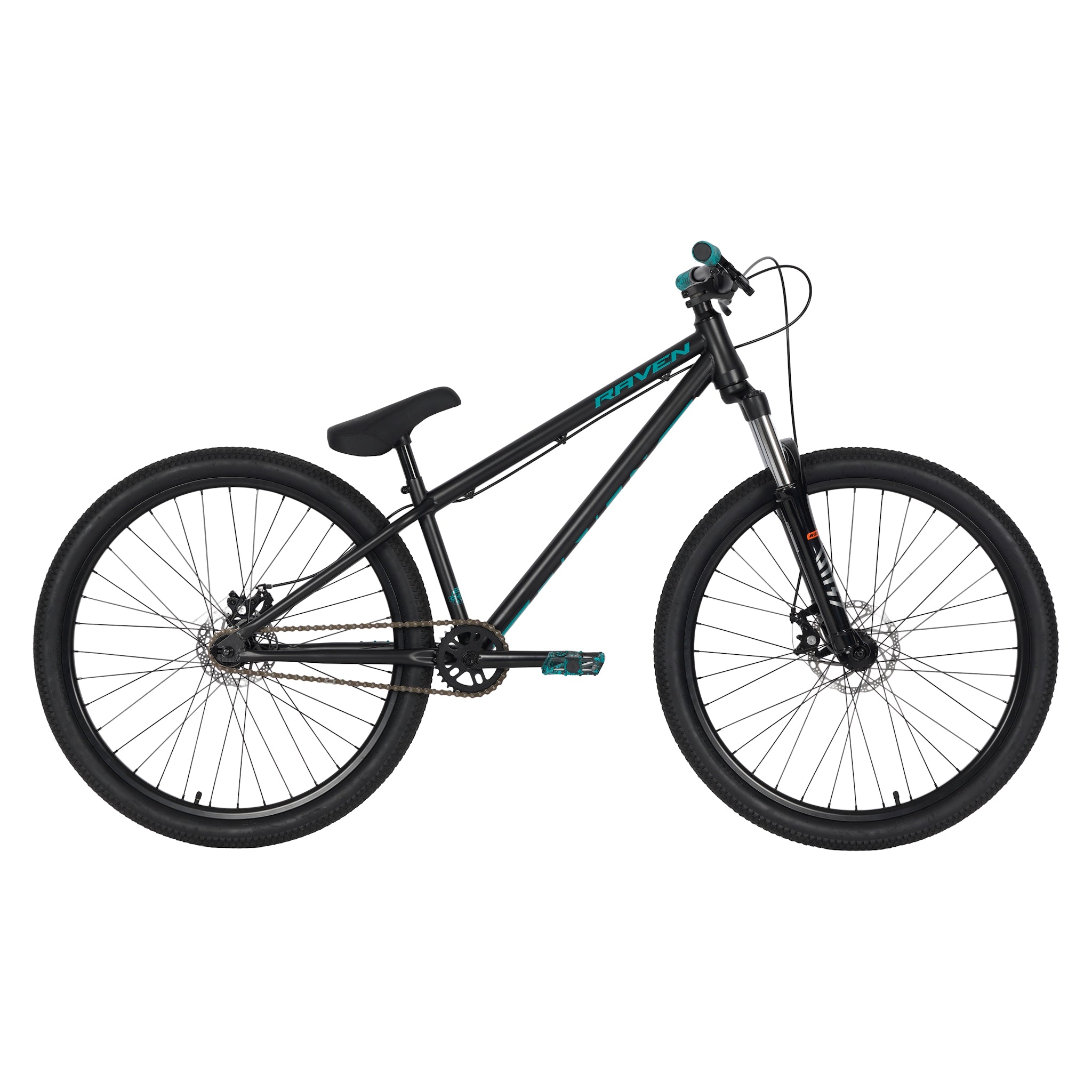 Raven 26'' ONYX Dirt Jumper Black Teal 26inch – 99 Bikes