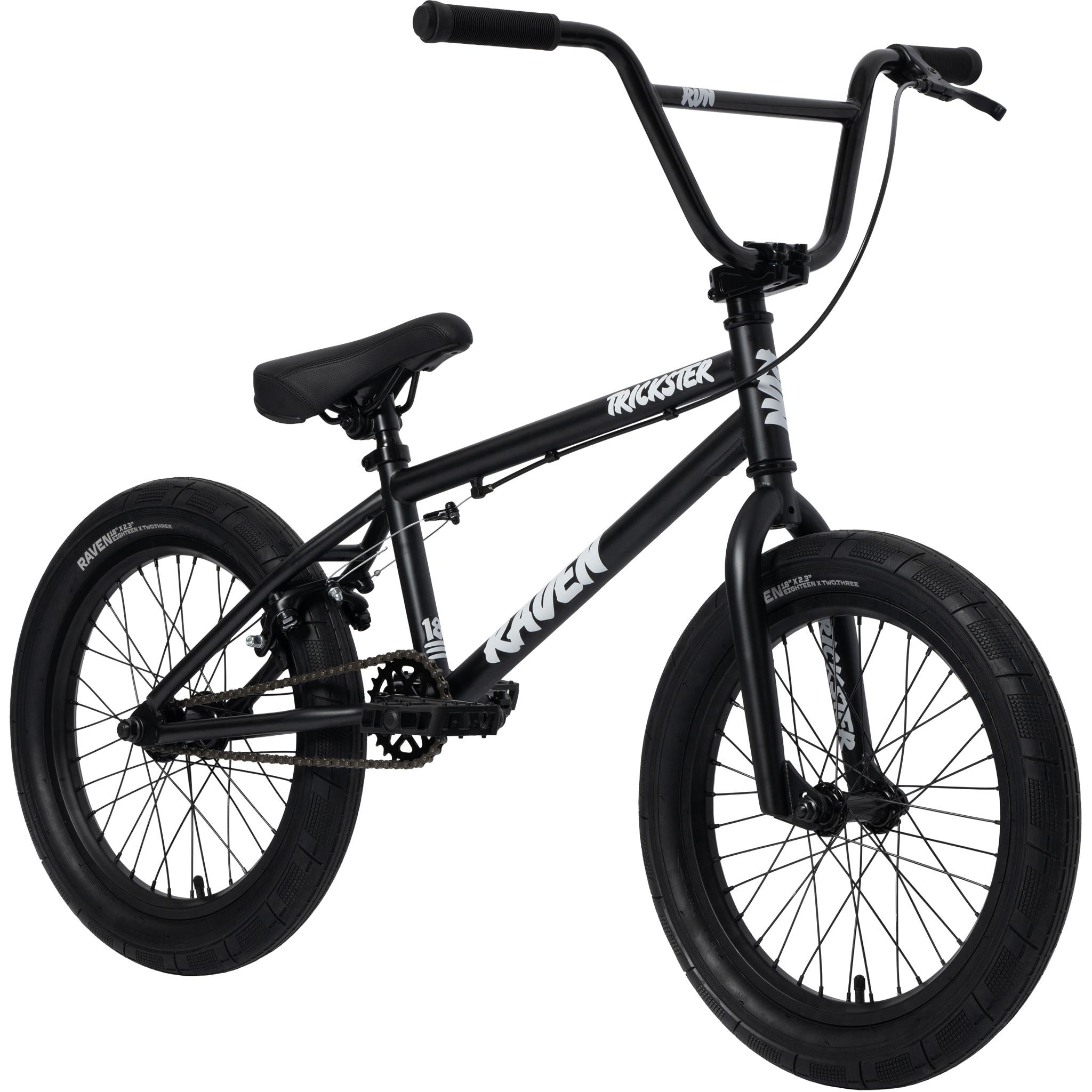 Raven Trickster 18'' BMX Bike Midnight Matte – 99 Bikes