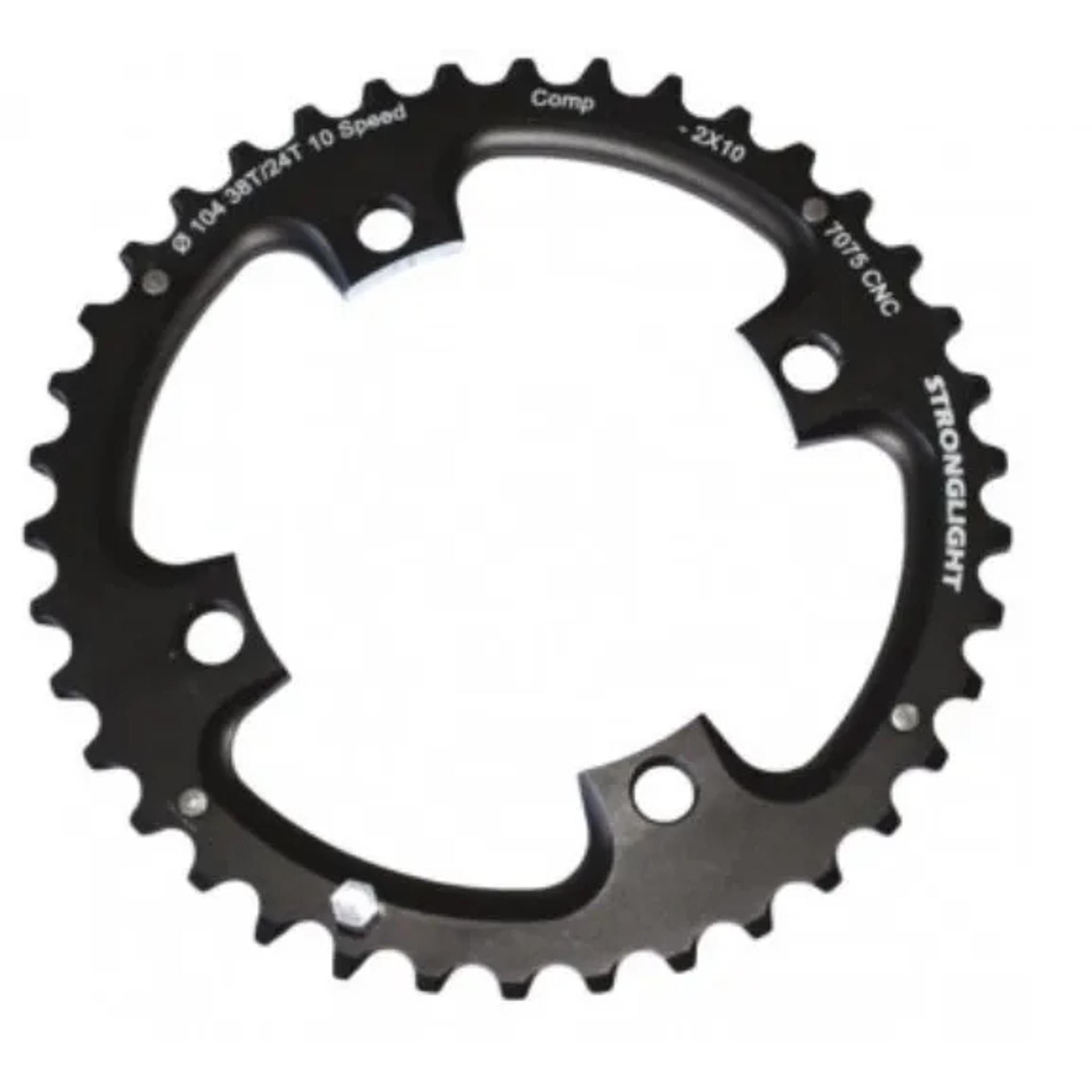 StrongLight MTB Chainring 104 2x10 36T BK 7075 9/10s Double Out